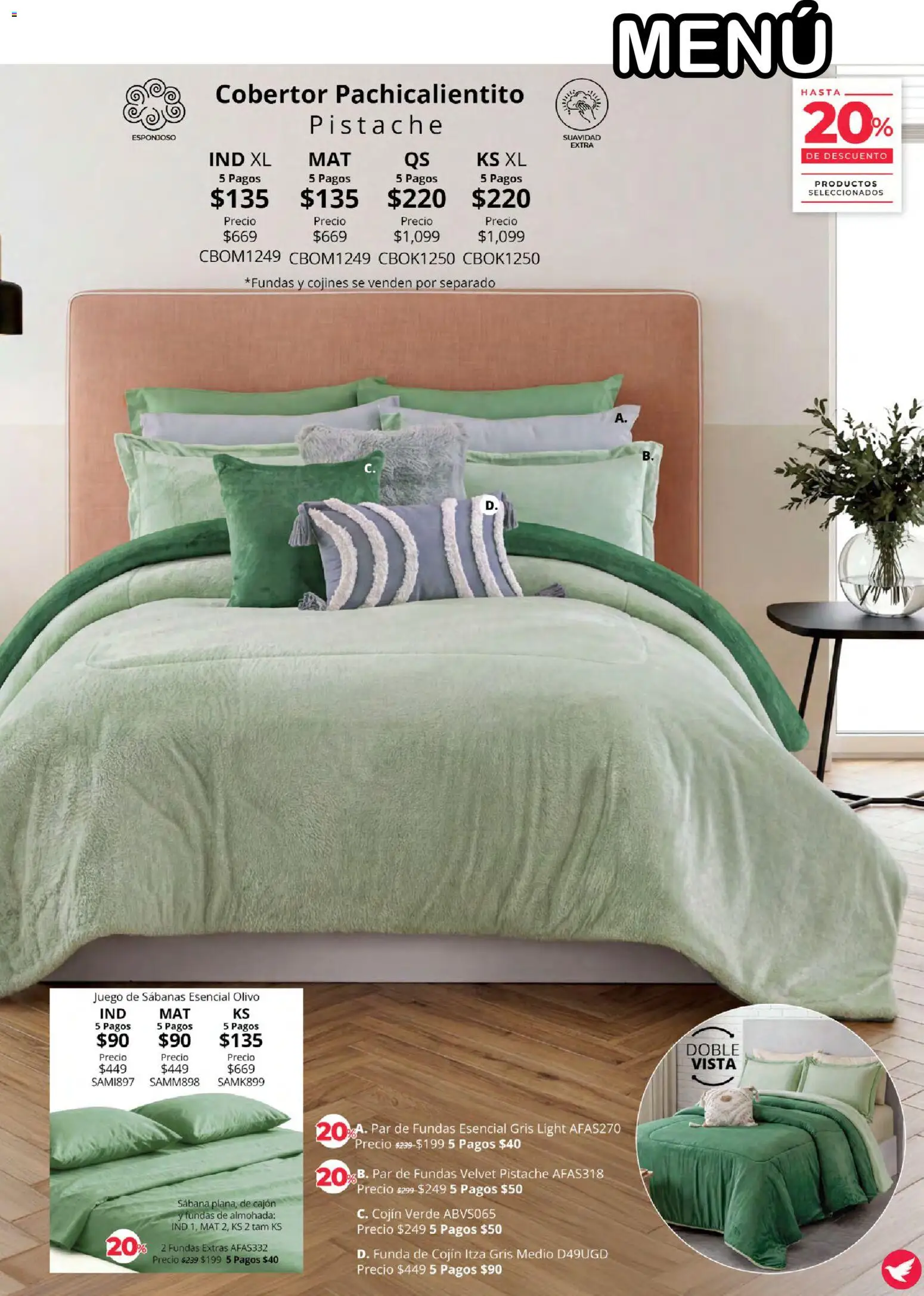 Vista previa las ofertas de la tienda Colchas Concord - Colchas Concord catálogo Colección Cobertor desde el 01/08/2026 
