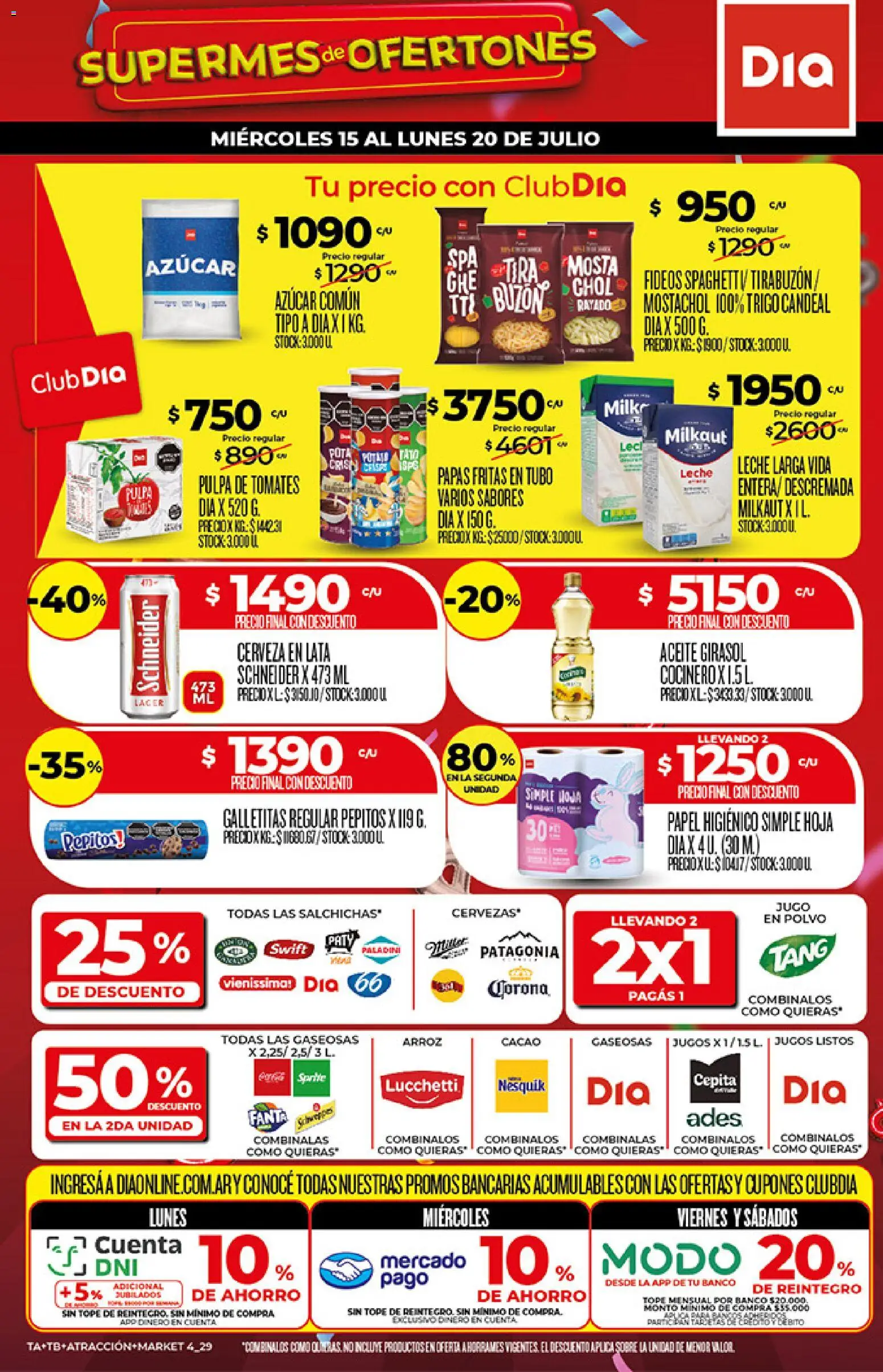 Vista previa del folleto de la tienda Dia válido desde el 15/07/2026 