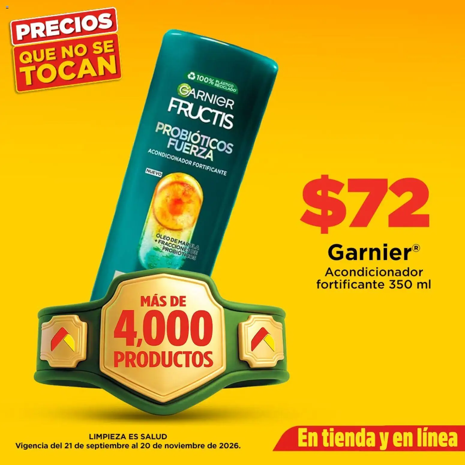 Vista previa las ofertas de la tienda Bodega Aurrerá - Bodega Aurrerá folleto Los mejores para empezar el día desde el 21/09/2026 - Probióticos, Acondicionador