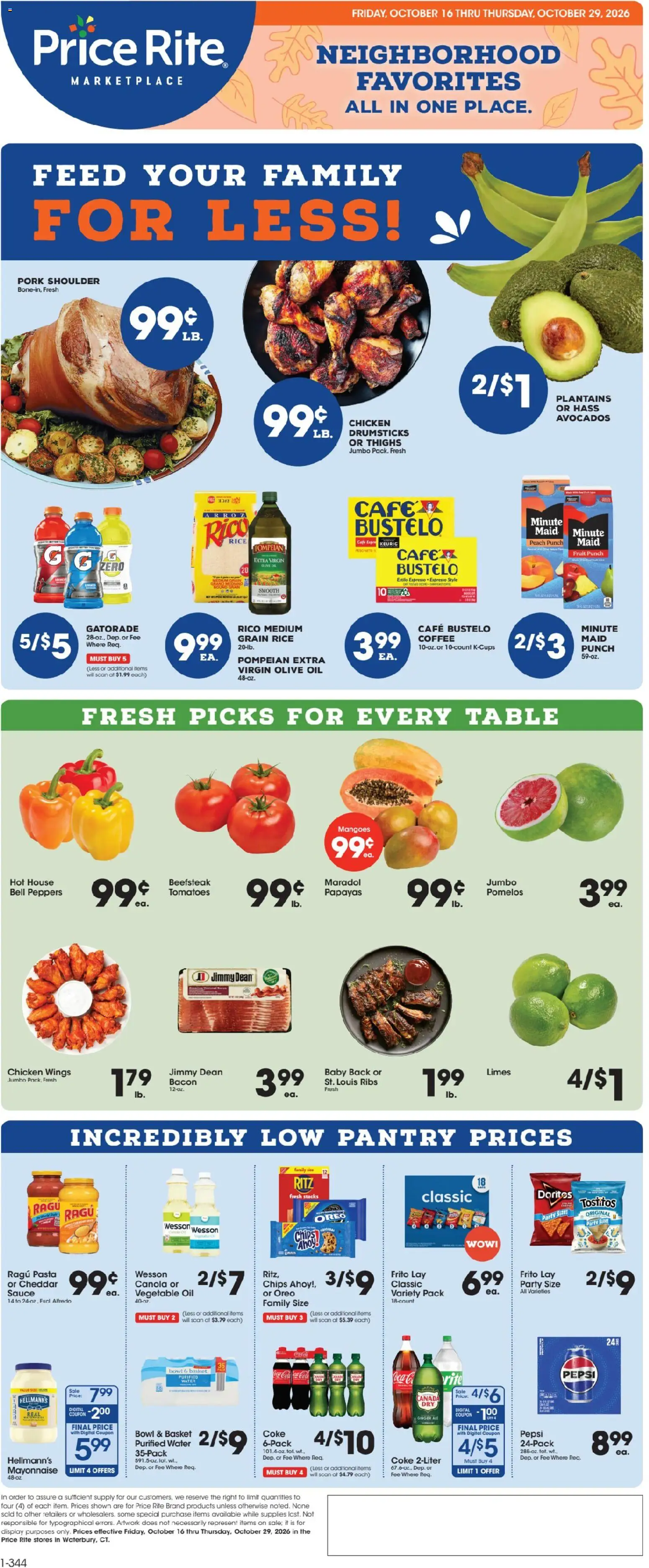 Ad Preview of Price Rite Price Rite Weekly Ad from 10/15/2026