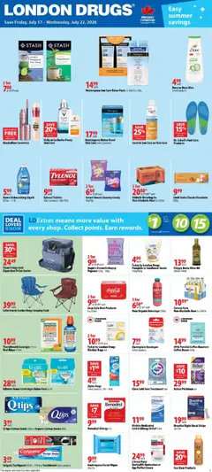 Preview of leaflet London Drugs weekly flyer / circulaire from shop London Drugs is valid from Jul 17, 2026