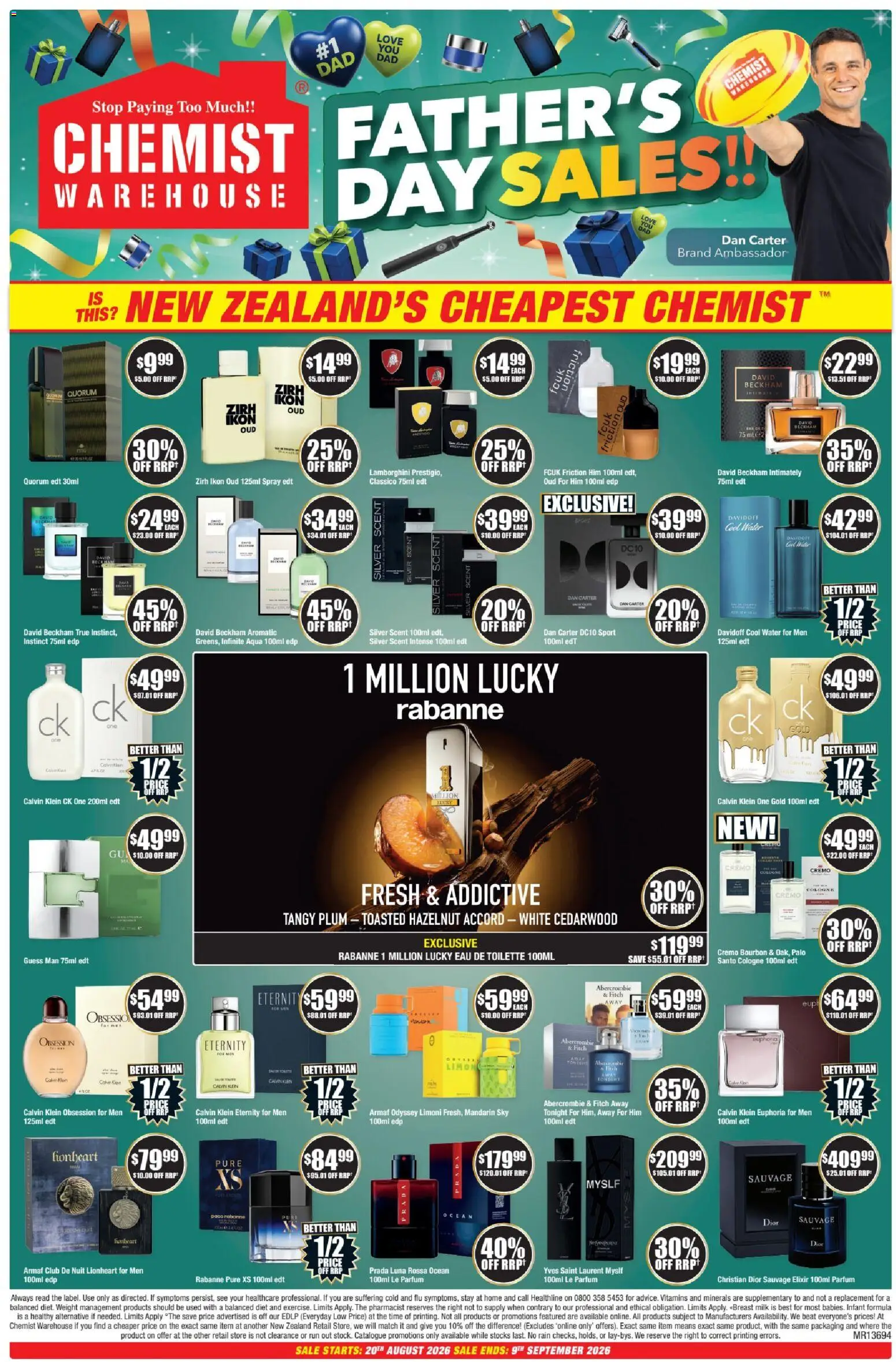 Preview of catalogue Chemist Warehouse catalogue from shop Chemist Warehouse valid 20 Aug 2026