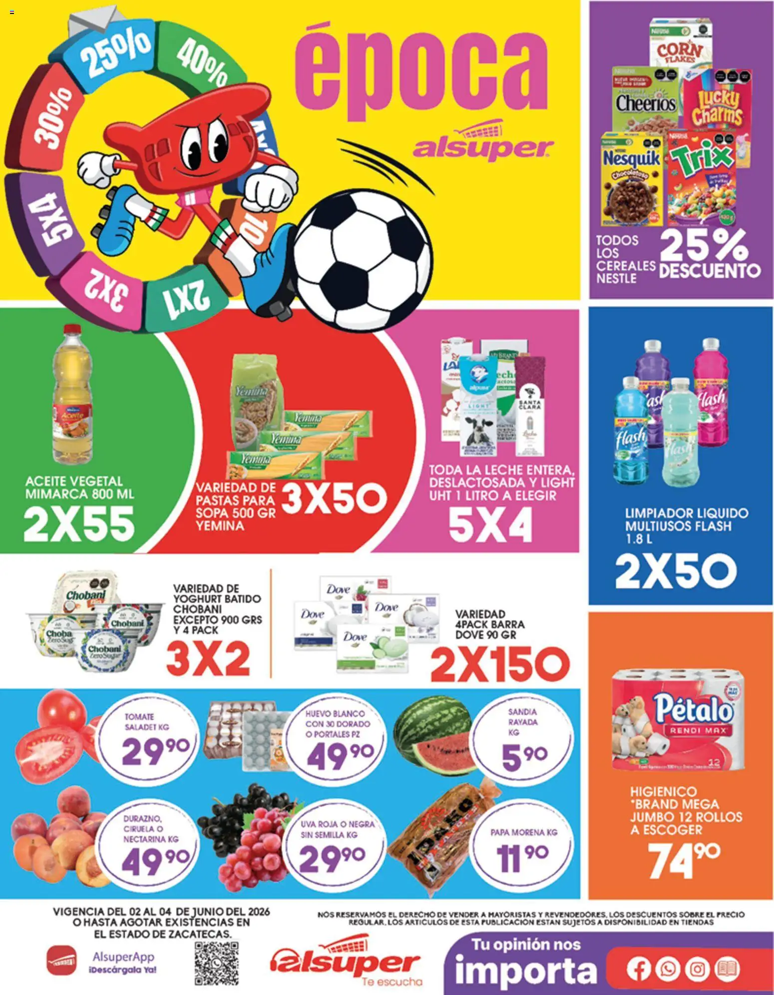 Vista previa las ofertas de la tienda Alsuper - Alsuper folleto Zacatecas desde el 02/06/2026 