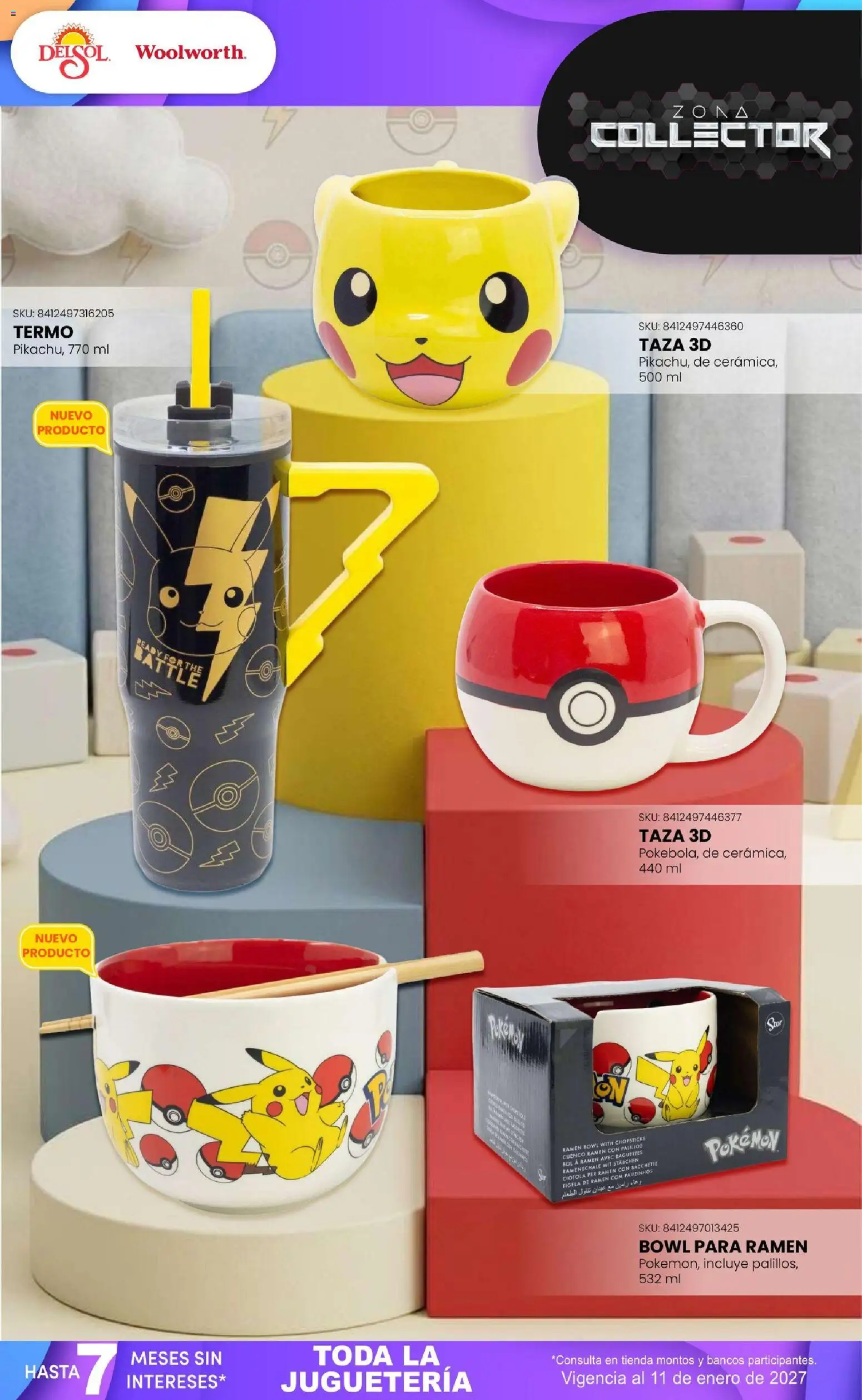 Vista previa las ofertas de la tienda Del Sol y Woolworth - Del Sol y Woolworth catálogo El Castillo del Juguete desde el 01/10/2026 - Termo, Taza, Bowl