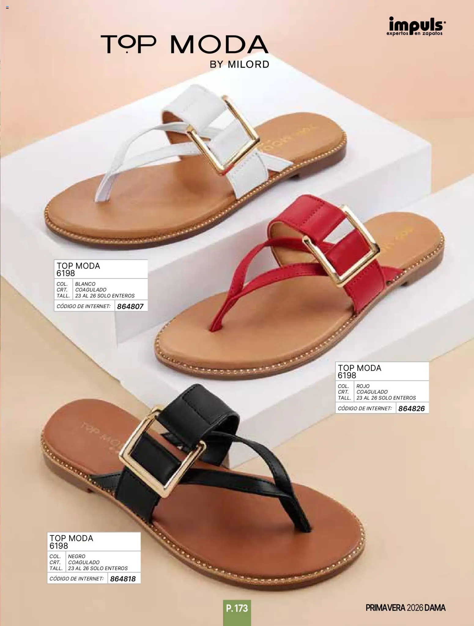 Vista previa las ofertas de la tienda Impuls - Catálogo Primavera desde el 01/01/2026 - Zapatos, Top