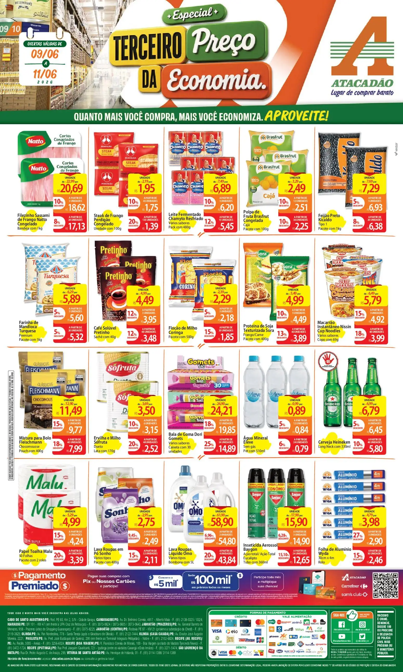 Pré-Visualização do folheto "Atacadão ofertas - PE" da loja Atacadão válido a partir de 09/06/2026