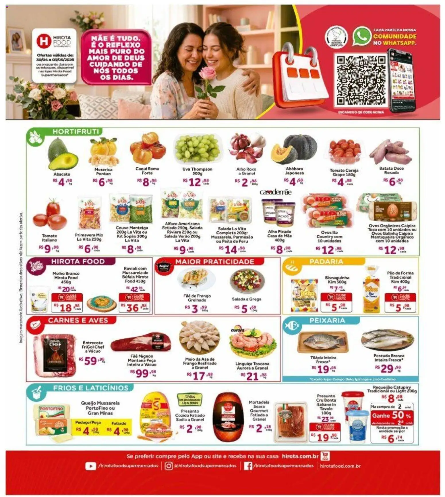 Pré-Visualização do folheto "Hirota Food ofertas de Final de Semana" da loja Hirota Food válido a partir de 30/04/2026