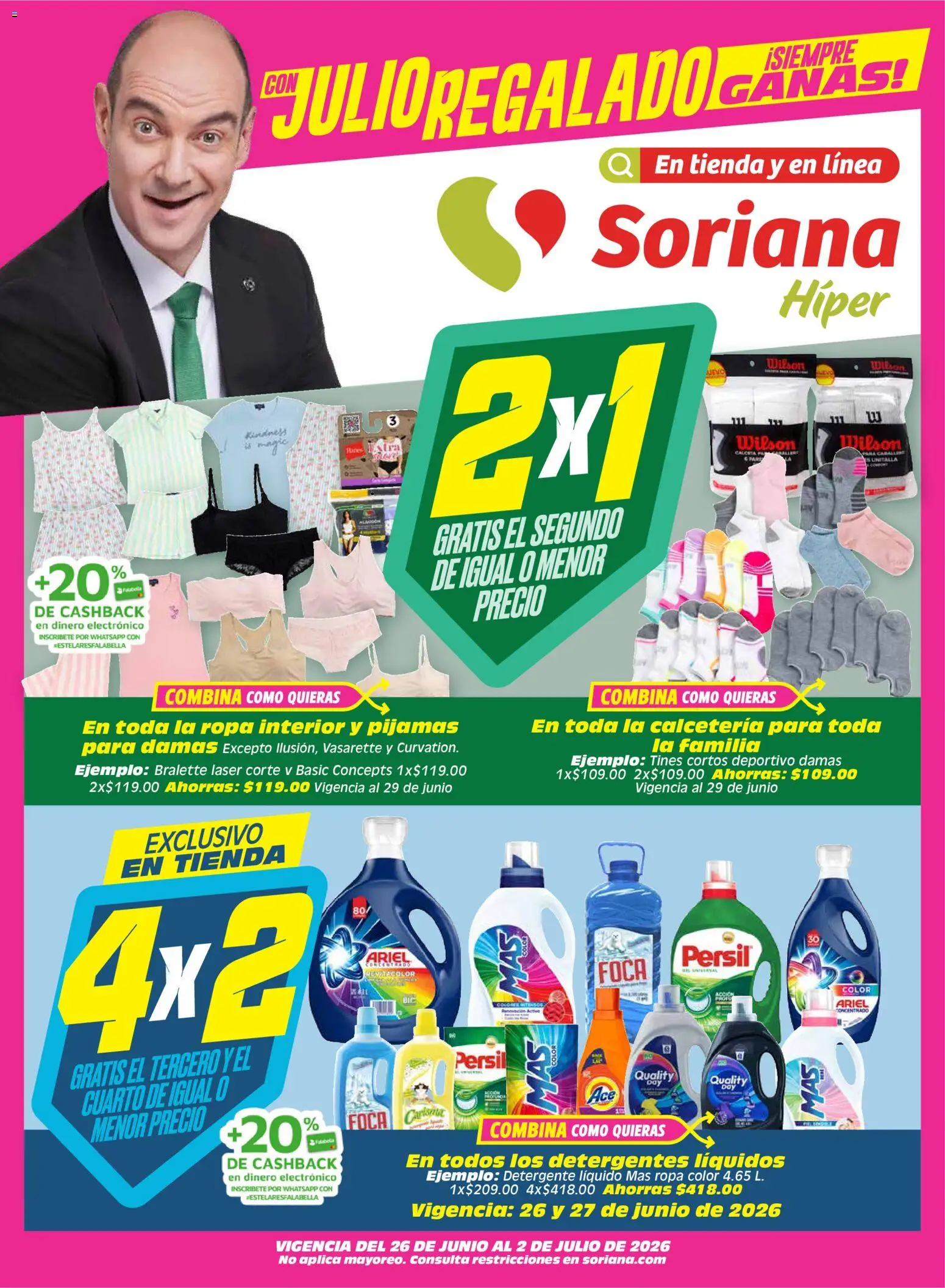 Vista previa las ofertas de la tienda Soriana - Soriana folleto desde el 26/06/2026 