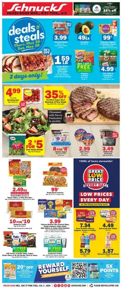 Ad Preview of Schnucks Schnucks Weekly Print Ad - IN from 05/27/2026
