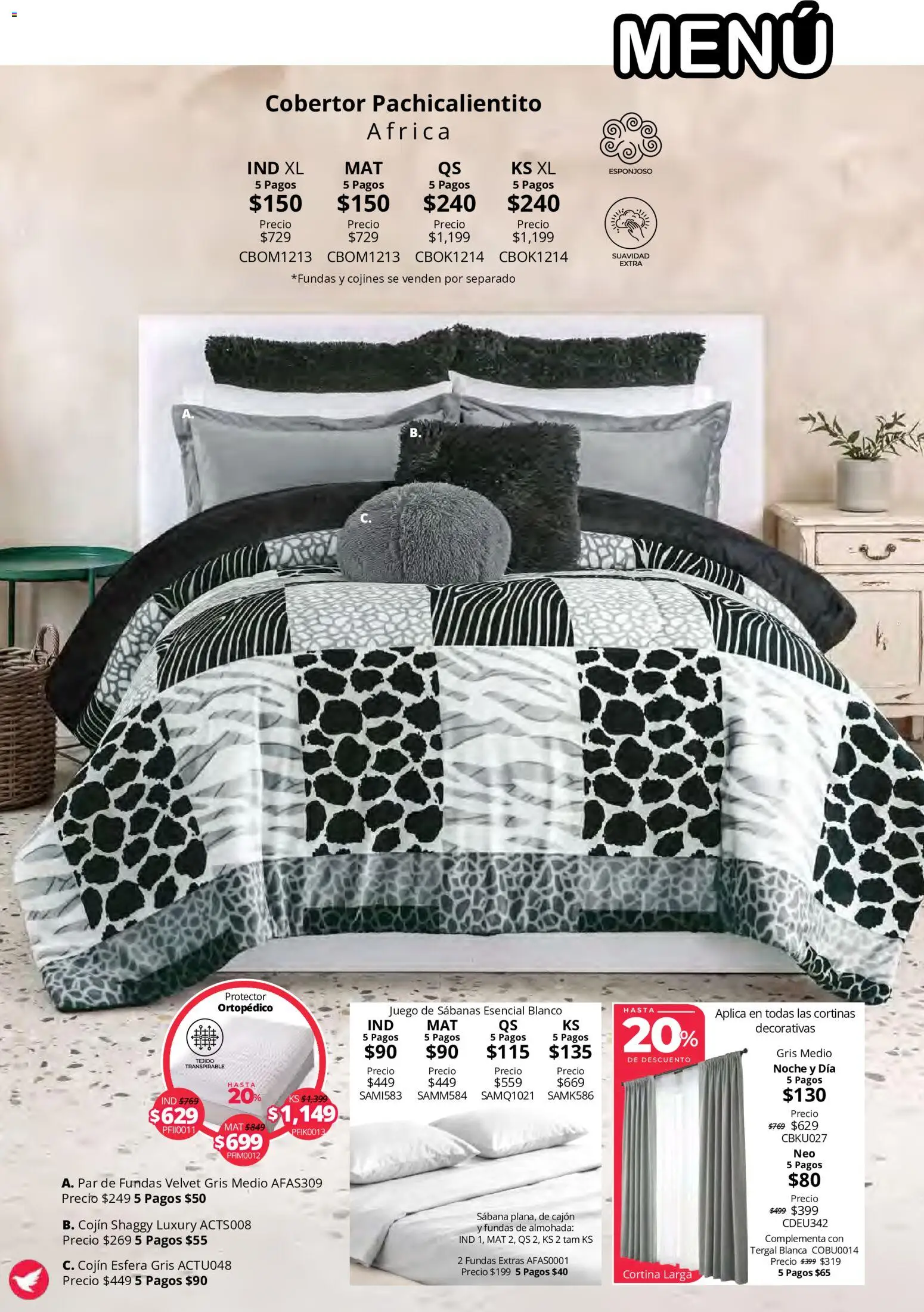 Vista previa las ofertas de la tienda Colchas Concord - Colchas Concord catálogo Colección Cobertor Calor de Hogar desde el 15/10/2026 