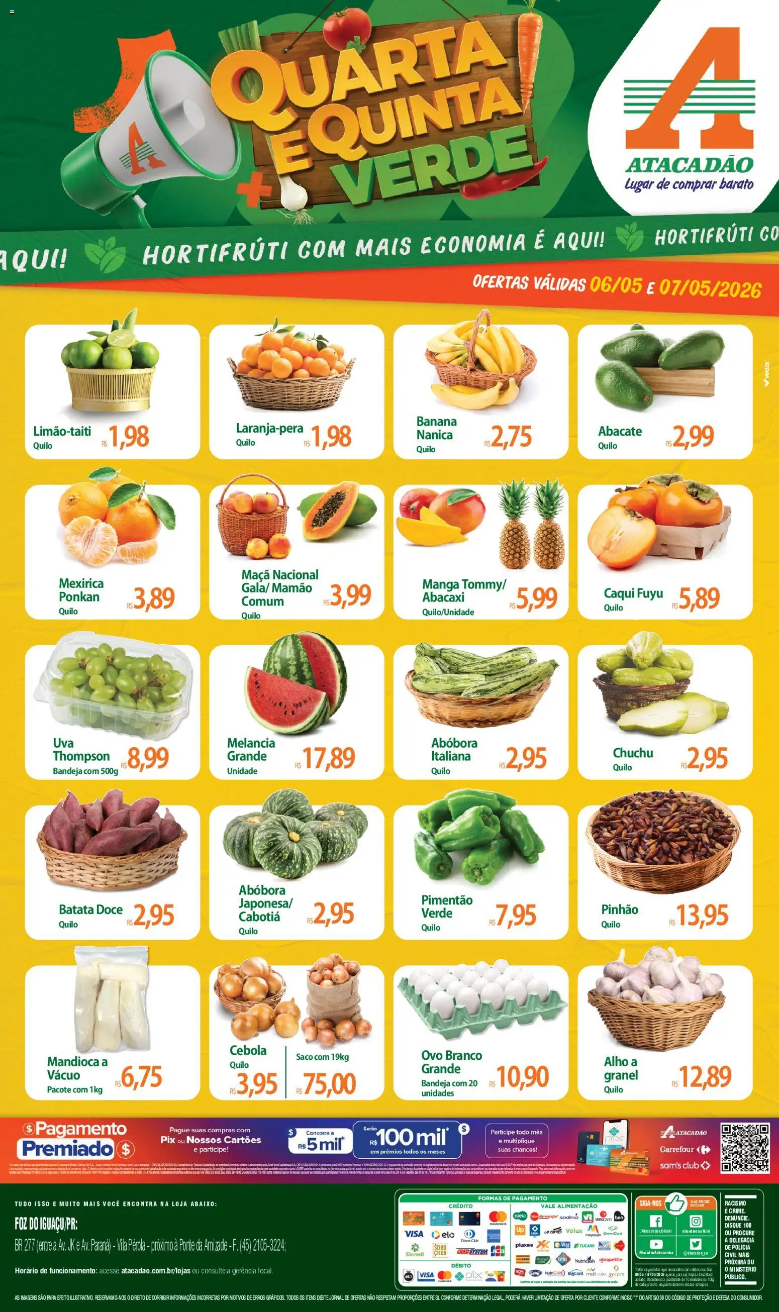 Pré-Visualização do folheto "Atacadão ofertas - PR" da loja Atacadão válido a partir de 06/05/2026