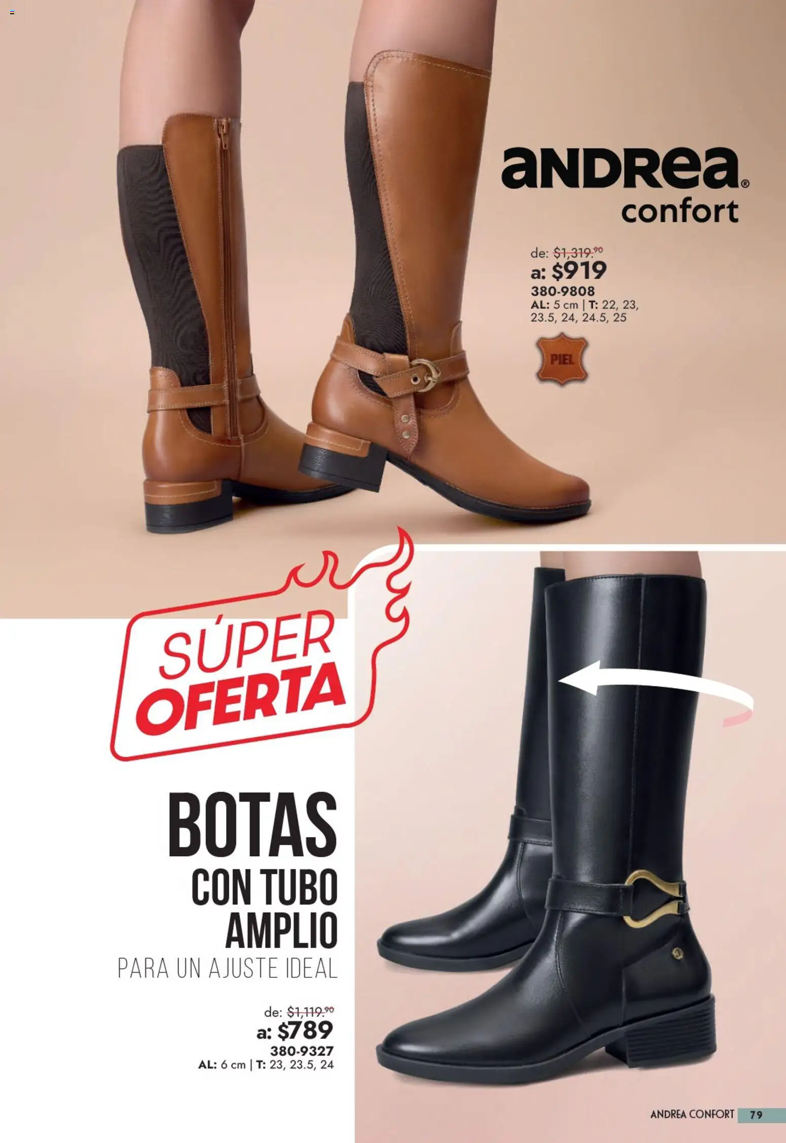 Vista previa las ofertas de la tienda Andrea - Andrea catálogo Outlet desde el 13/09/2026 