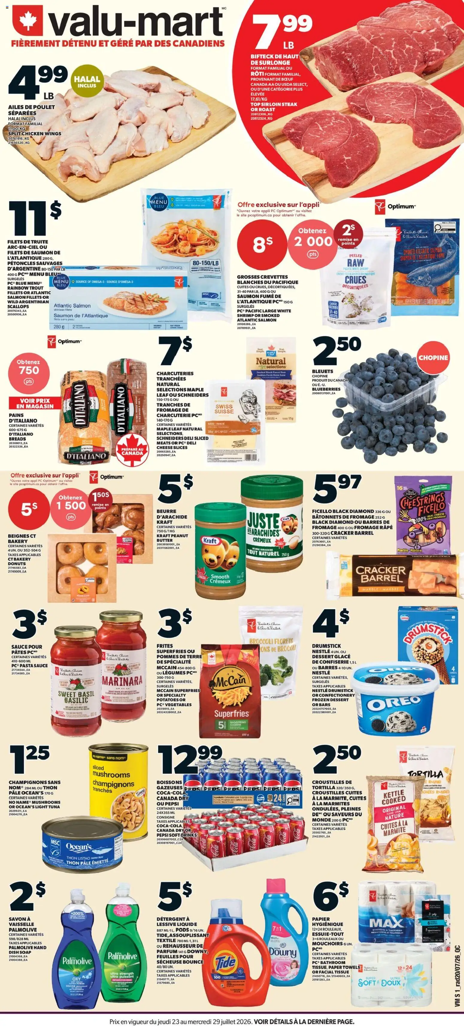 Preview of leaflet Valu Mart circulaire from shop Valu Mart is valid from Jul 23, 2026