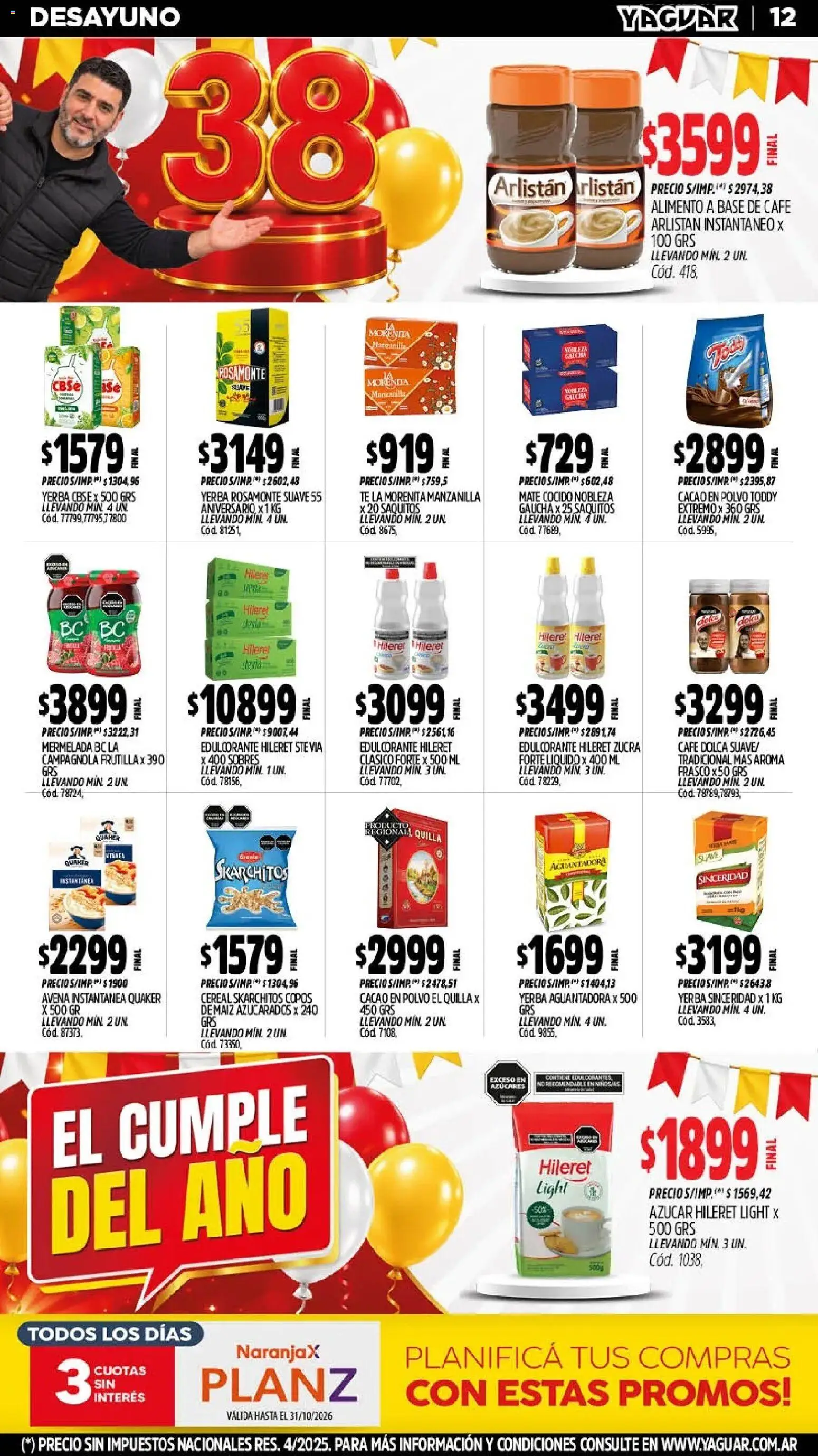 Vista previa del folleto de la tienda Yaguar válido desde el 05/10/2026 
