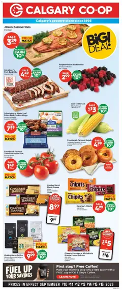 Preview of leaflet Calgary Co-op weekly flyer / circulaire from shop Calgary Co-op is valid from Sep 10, 2026