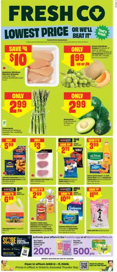 Preview of leaflet FreshCo weekly flyer / circulaire from shop FreshCo is valid from Jun 11, 2026