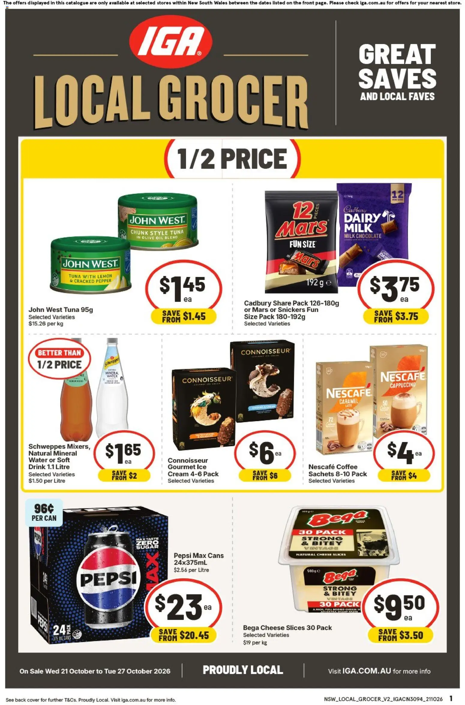 Preview of catalogue IGA Local Grocer ACT from shop IGA valid 21/10/2026