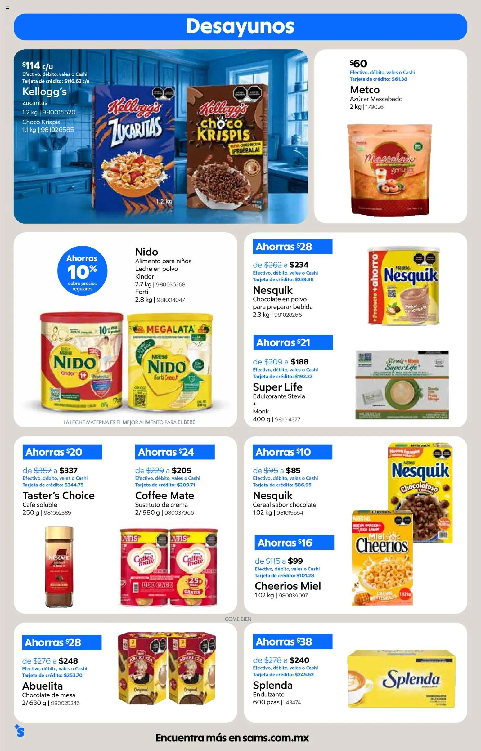 Vista previa las ofertas de la tienda Sam's Club - Sam's Club catálogo desde el 01/10/2026 