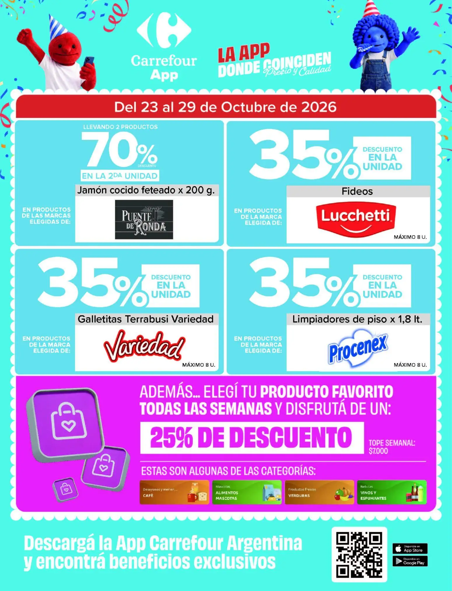 Vista previa del folleto de la tienda Carrefour Market válido desde el 23/10/2026 