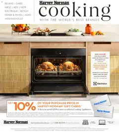 Preview of catalogue Harvey Norman October Cooking from shop Harvey Norman valid 12/10/2026