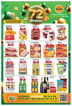 Pré-Visualização do folheto "Bretas ofertas FDS" da loja Bretas válido a partir de 08/05/2026