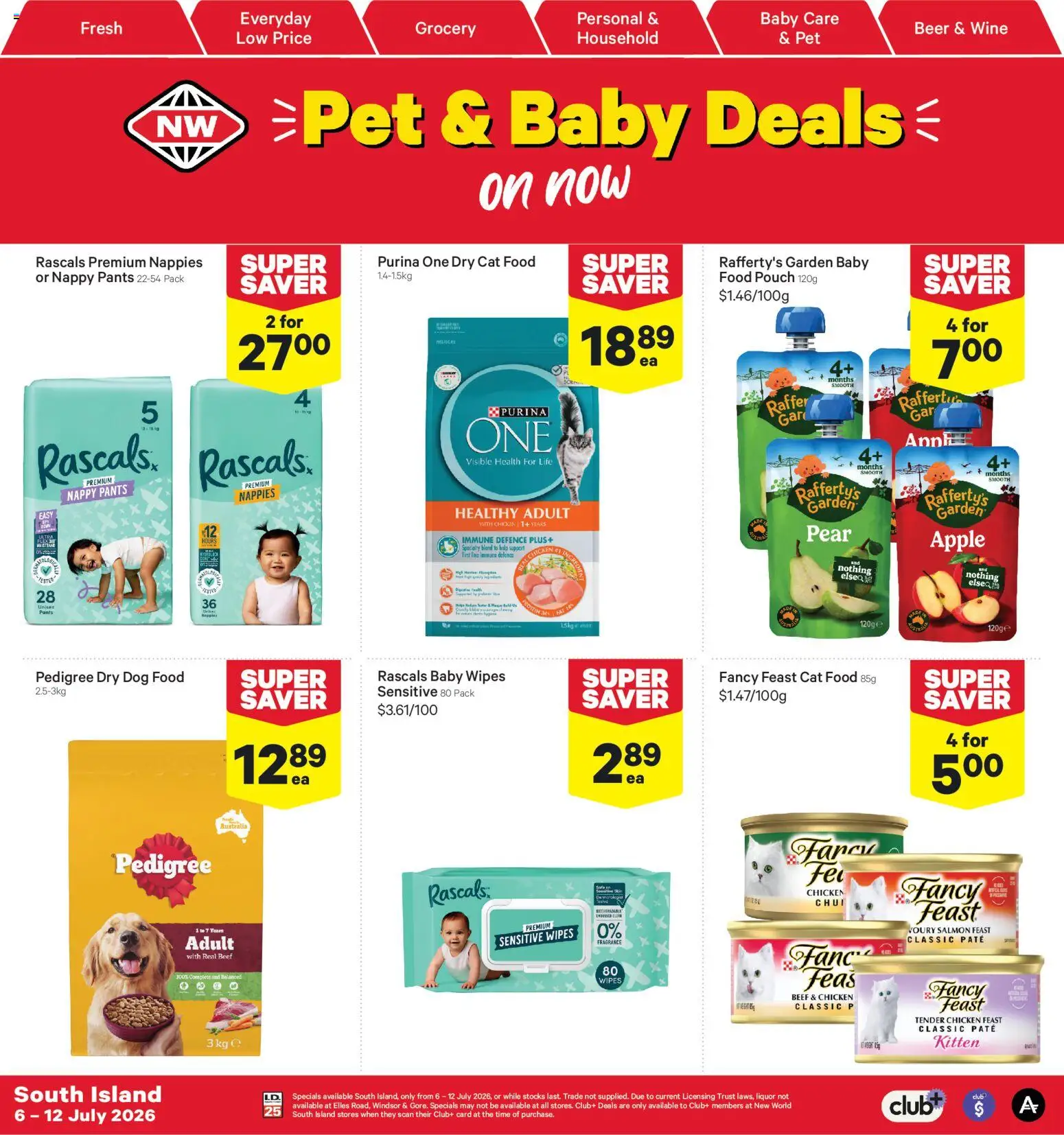 Preview of catalogue New World South Island catalogue from shop New World valid 6 Jul 2026