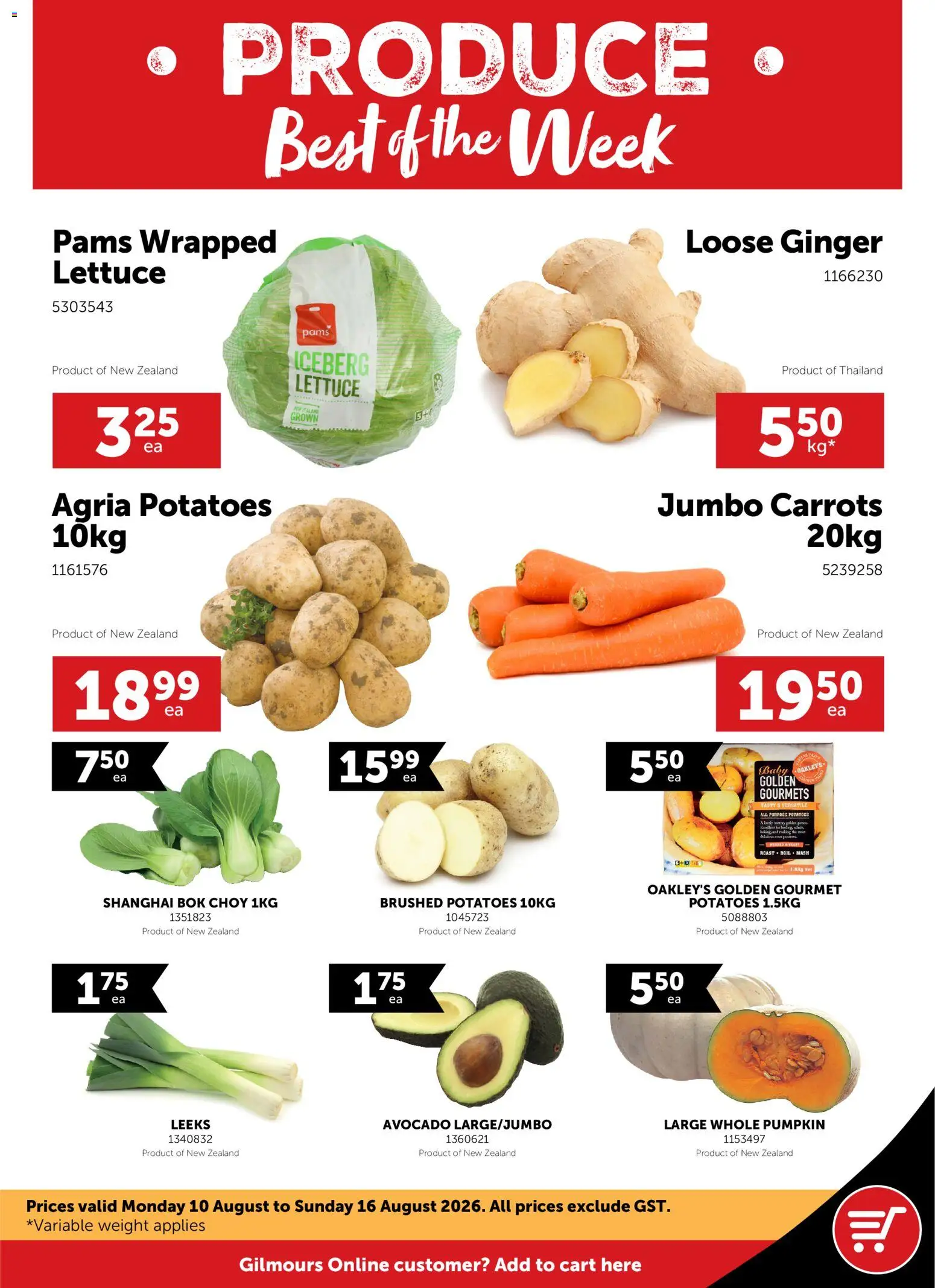 Preview of catalogue Gilmours catalogue from shop Gilmours valid 10 Aug 2026