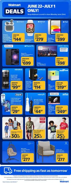 Preview of leaflet Walmart Deals from shop Walmart is valid from Jun 22, 2026