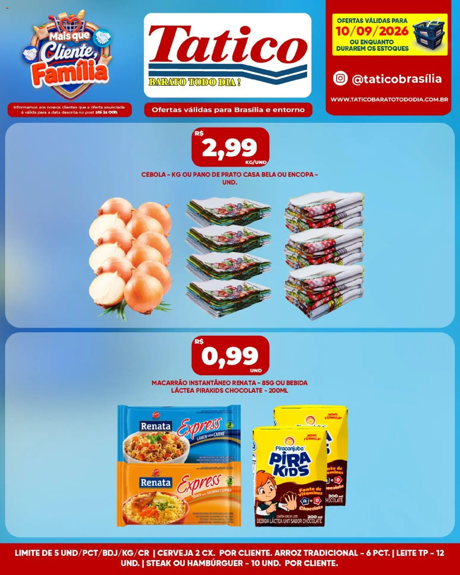Pré-Visualização do folheto "Tatico ofertas do Dia" da loja Tatico válido a partir de 10/09/2026