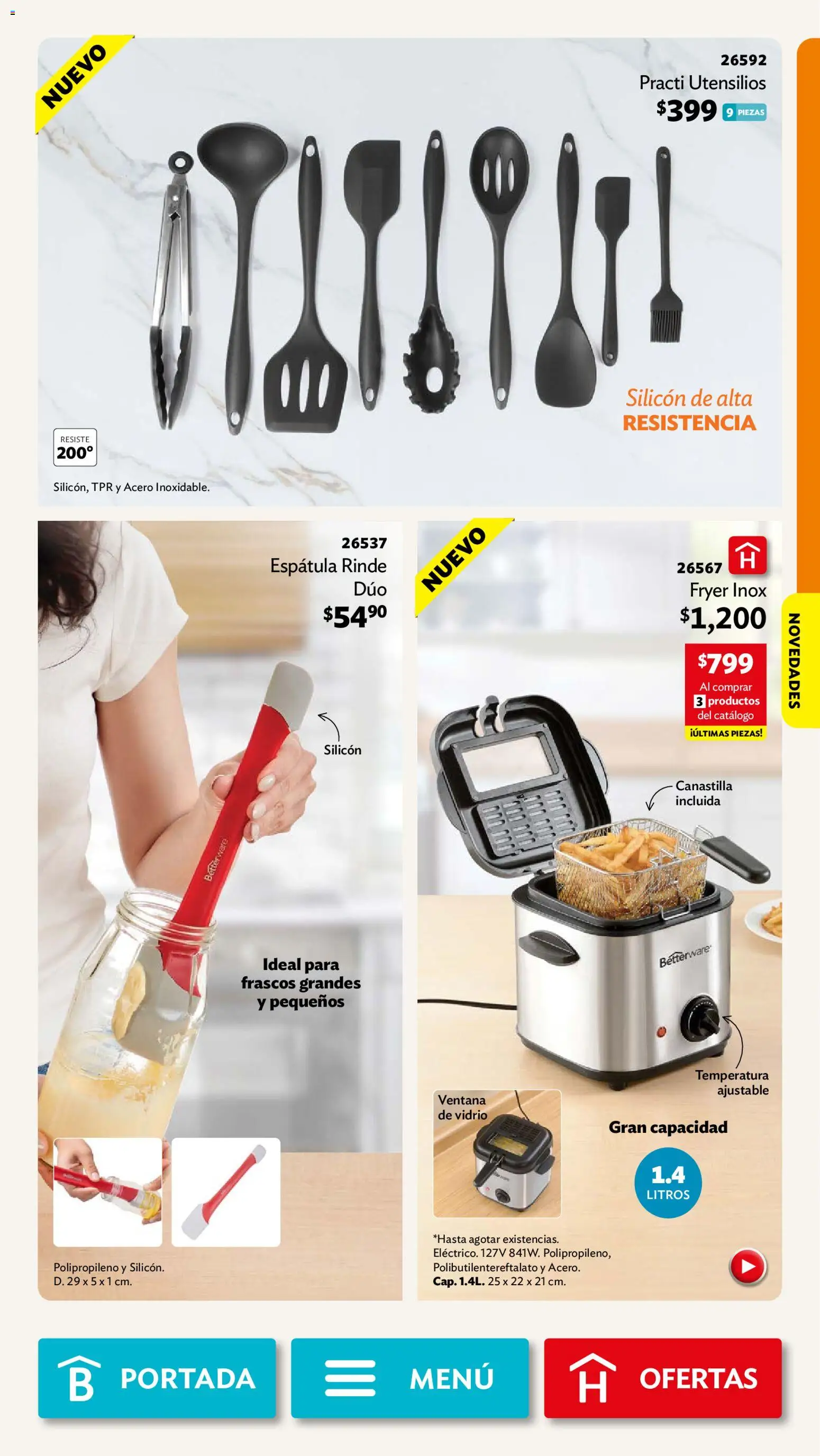 Vista previa las ofertas de la tienda Betterware - Betterware campaña 10 2026 desde el 28/09/2026 - Espátula
