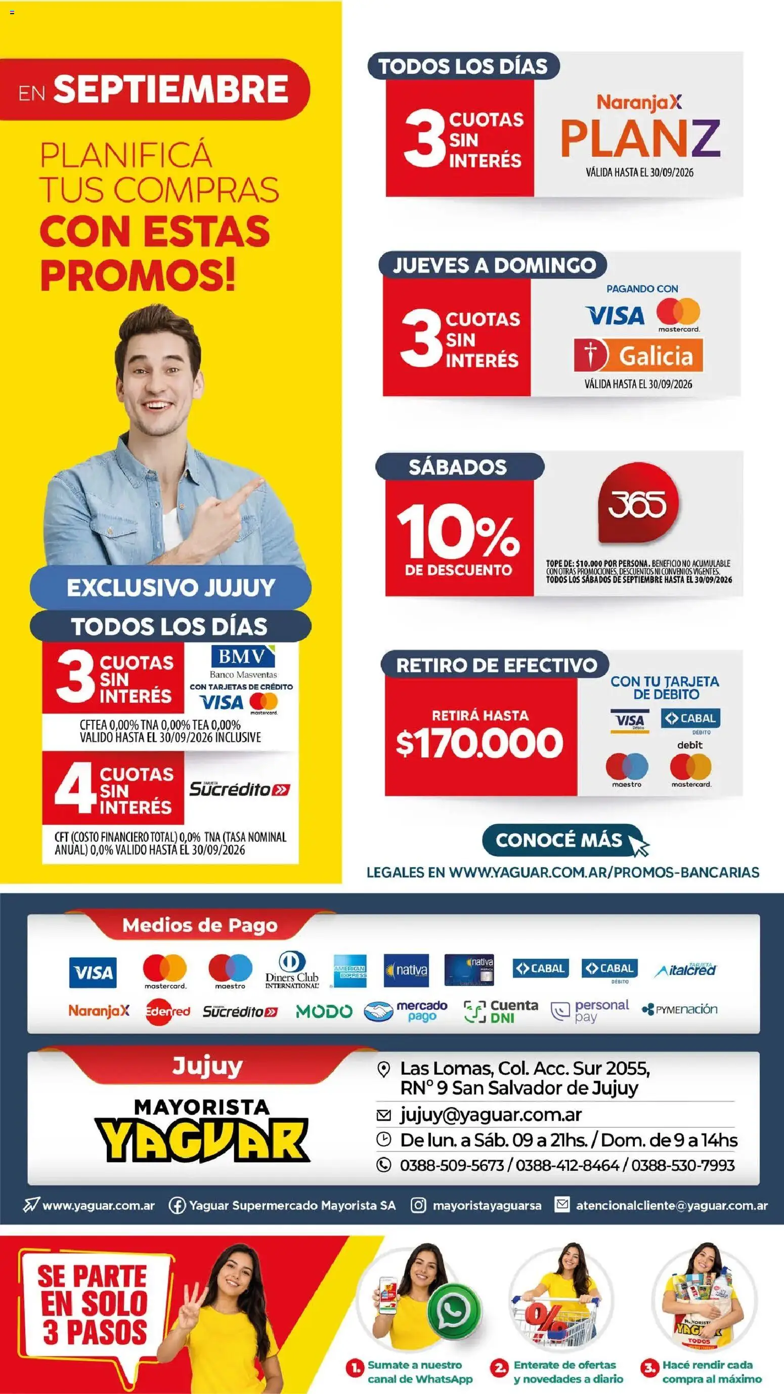Vista previa del folleto de la tienda Yaguar válido desde el 31/08/2026 