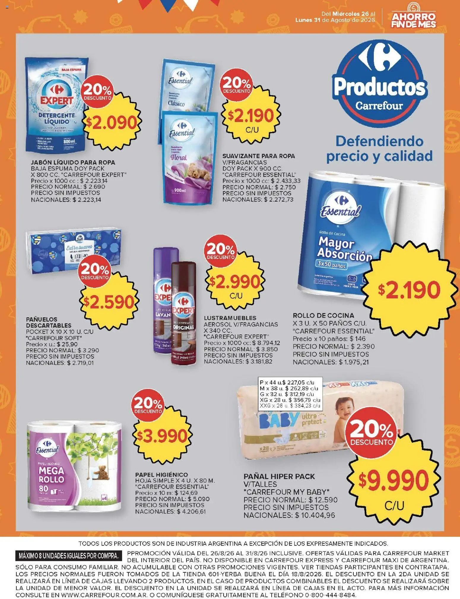 Vista previa del folleto de la tienda Carrefour Market válido desde el 26/08/2026 