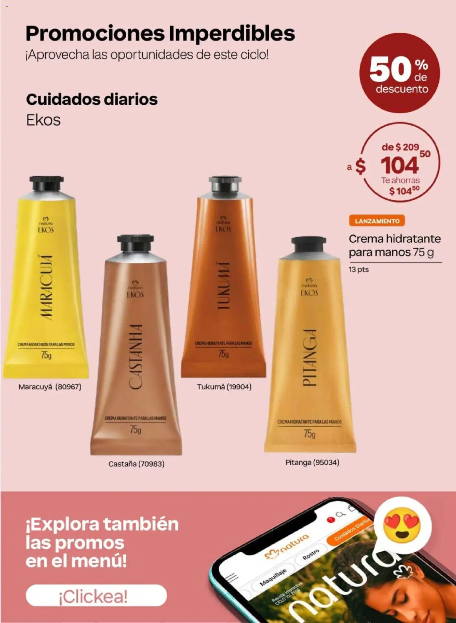 Vista previa las ofertas de la tienda Natura - Natura campaña 10 2026 desde el 19/06/2026 - Té, Maquillaje, Crema, Revista