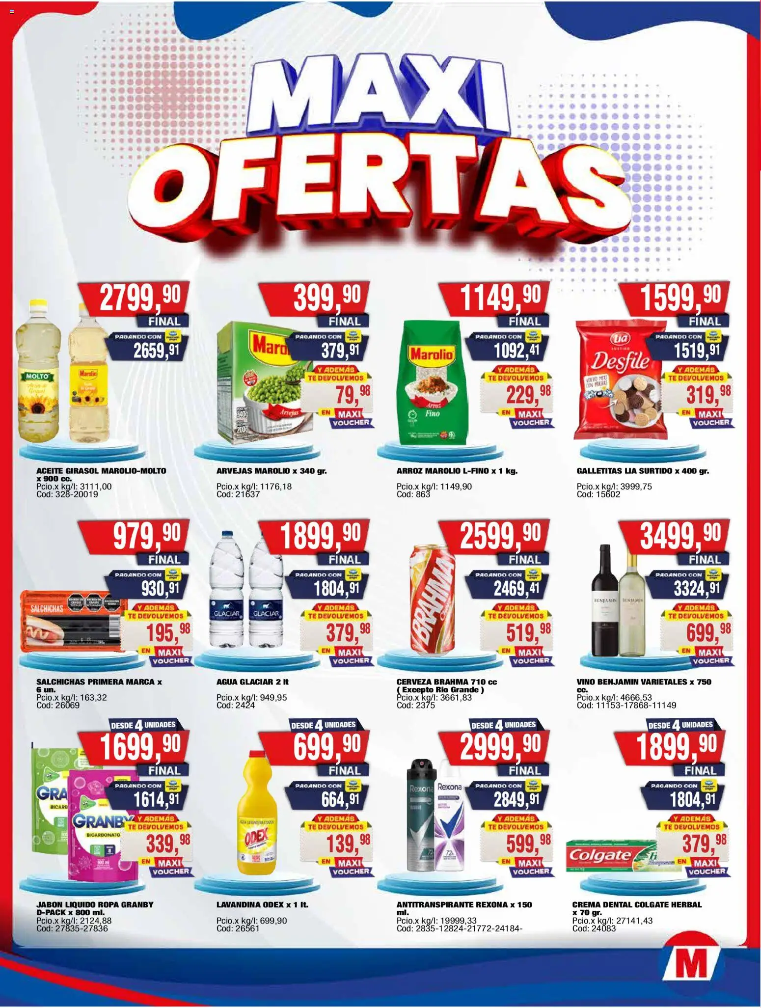 Vista previa del folleto de la tienda Maxiconsumo válido desde el 19/10/2026 