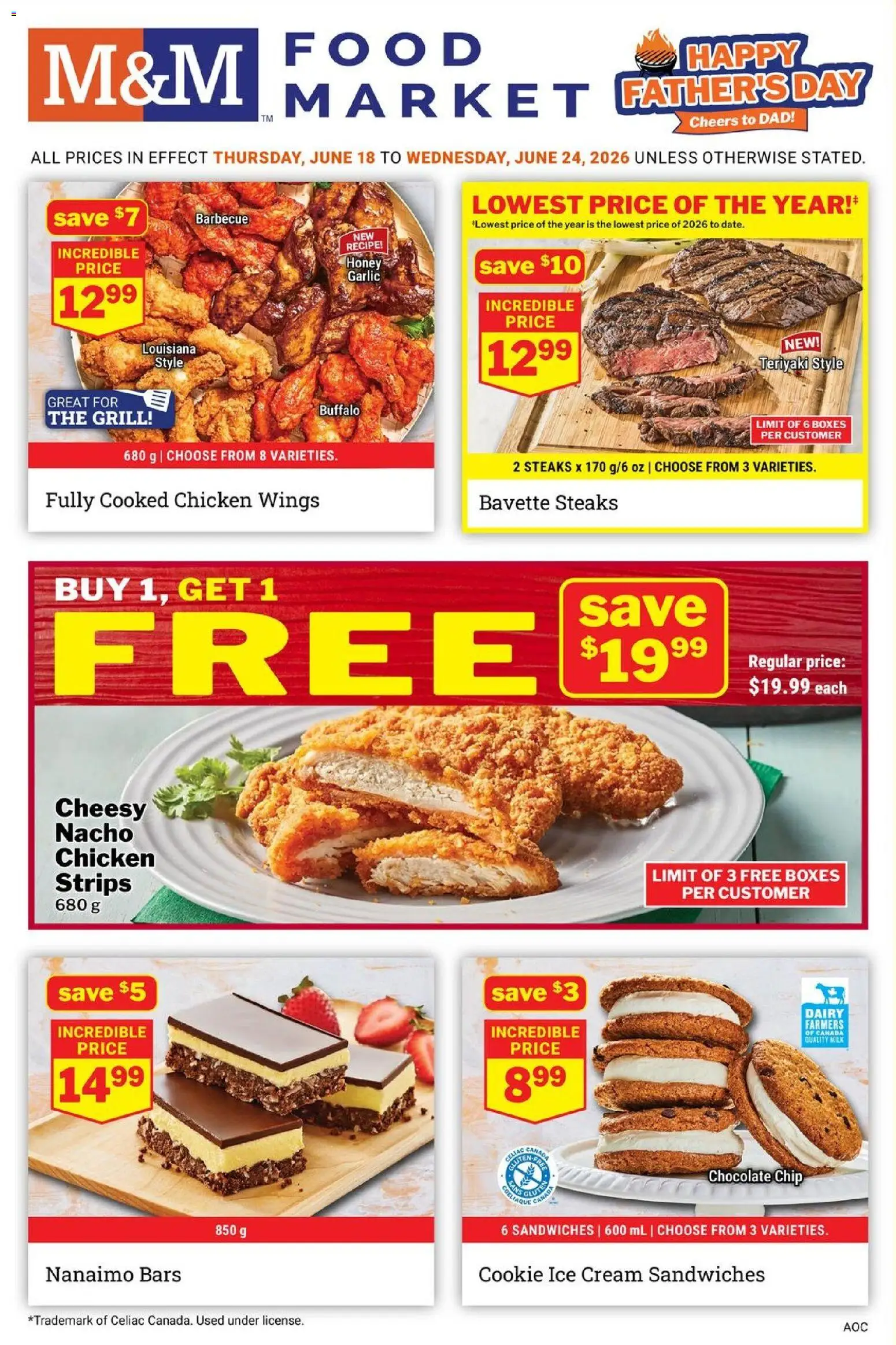 Preview of leaflet M&M Food Market weekly flyer / circulaire from shop M&M Food Market is valid from Jun 18, 2026