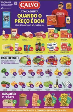Pré-Visualização do folheto "Calvo Atacadista - Ofertas da semana" da loja Calvo Atacadista válido a partir de 21/08/2026