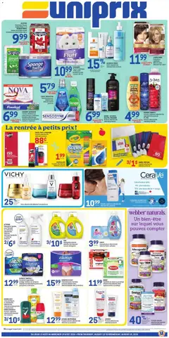 Preview of leaflet Uniprix weekly flyer / circulaire from shop Uniprix is valid from Aug 13, 2026