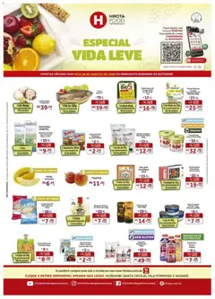 Pré-Visualização do folheto "Hirota Food ofertas Vida Leve" da loja Hirota Food válido a partir de 05/08/2026