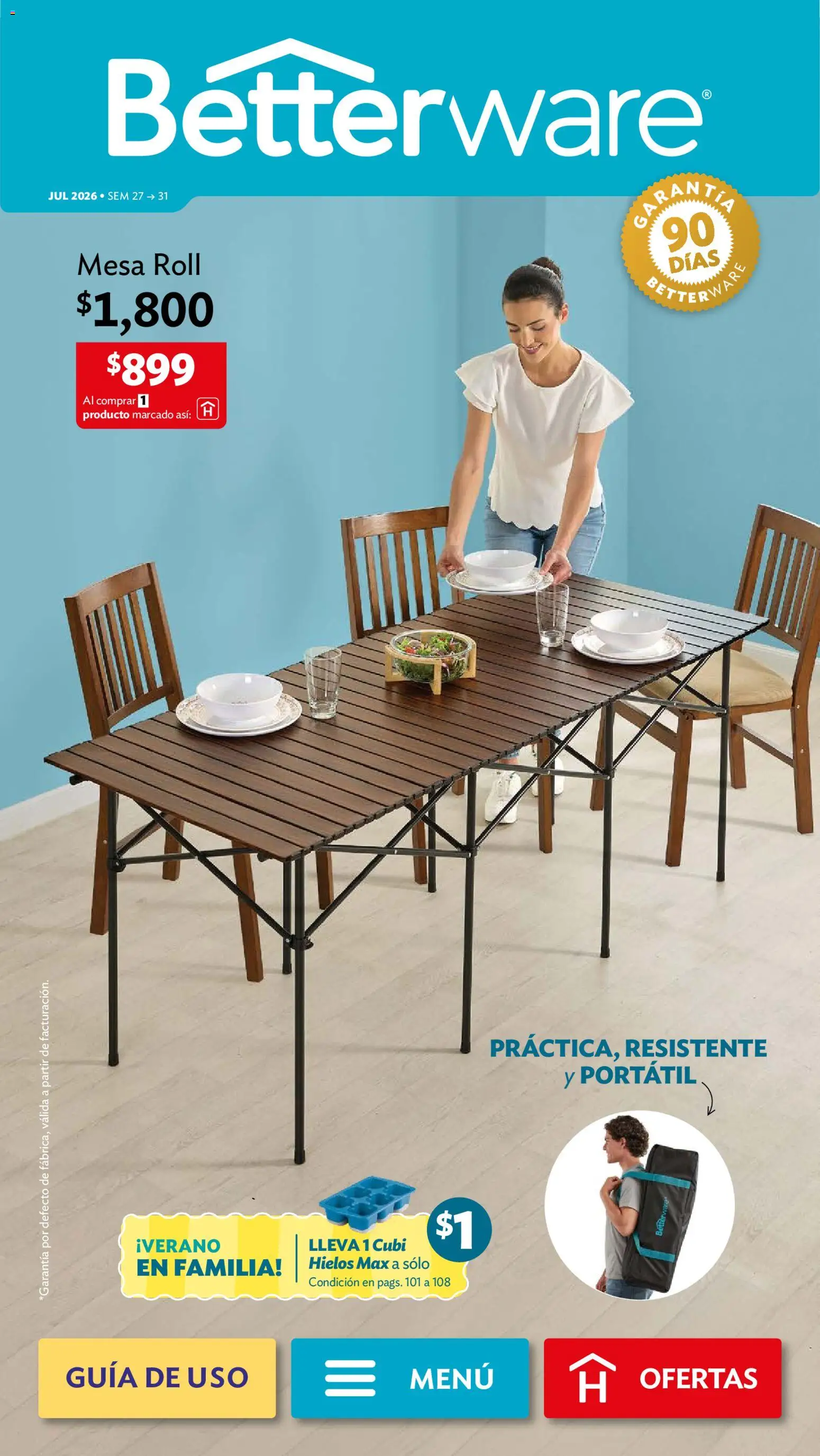 Vista previa las ofertas de la tienda Betterware - Betterware campaña 7 2026 desde el 29/06/2026 