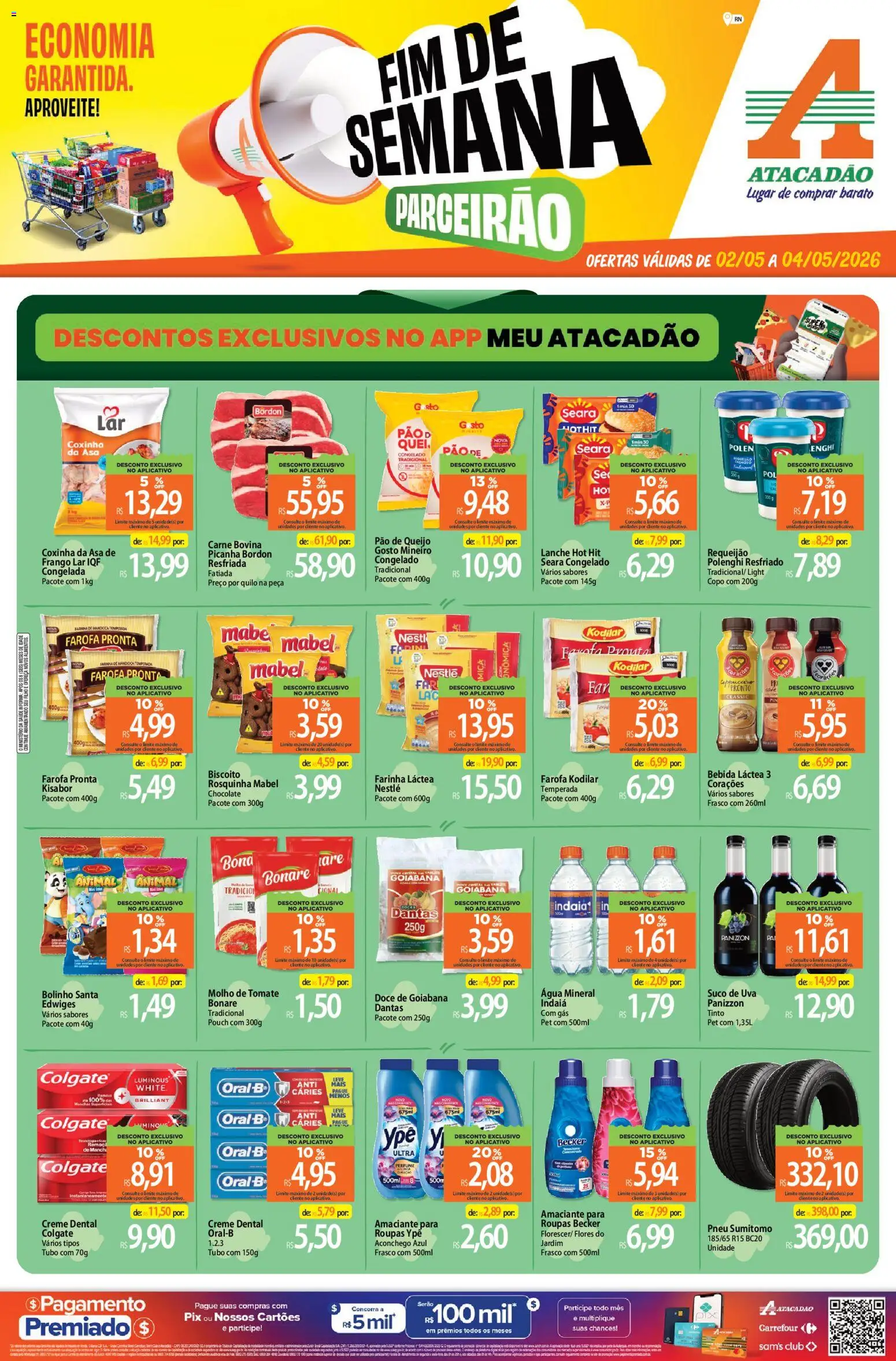 Pré-Visualização do folheto "Atacadão ofertas - RN" da loja Atacadão válido a partir de 02/05/2026