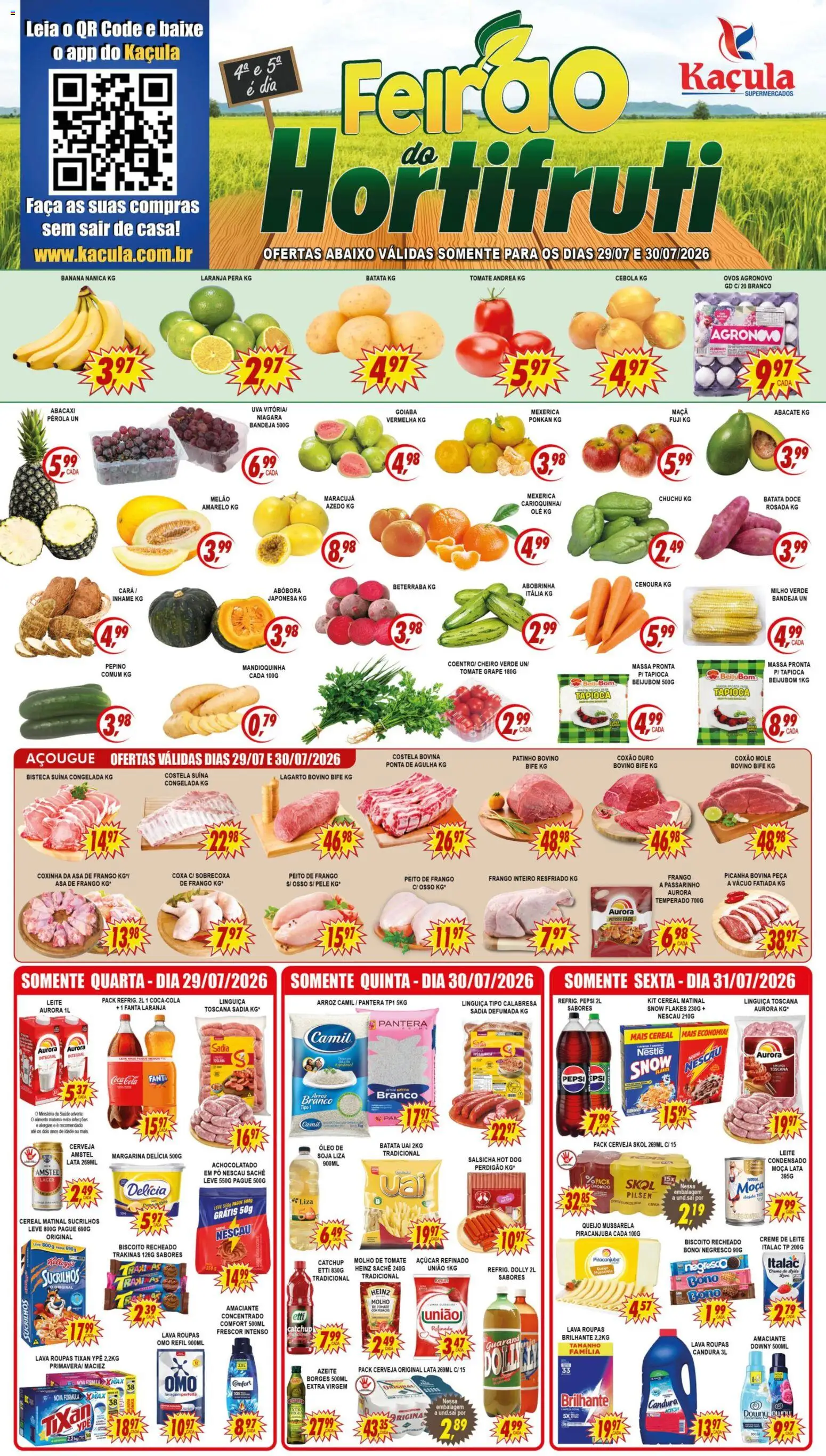 Pré-Visualização do folheto "Kaçula - Ofertas da semana" da loja Kaçula válido a partir de 29/07/2026