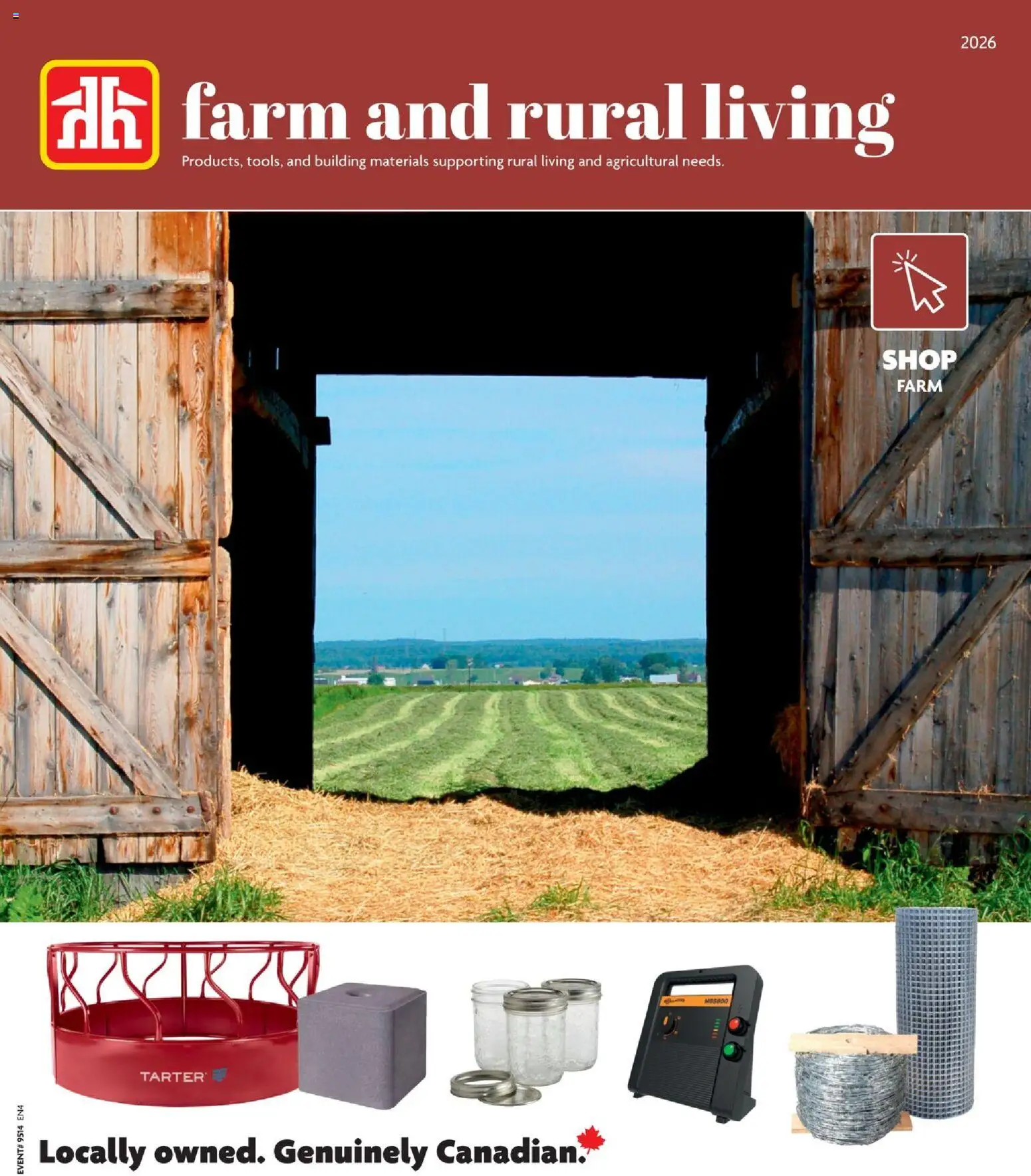 Preview of leaflet Home Hardware flyer - Farm and rural living from shop Home Hardware is valid from Apr 02, 2026