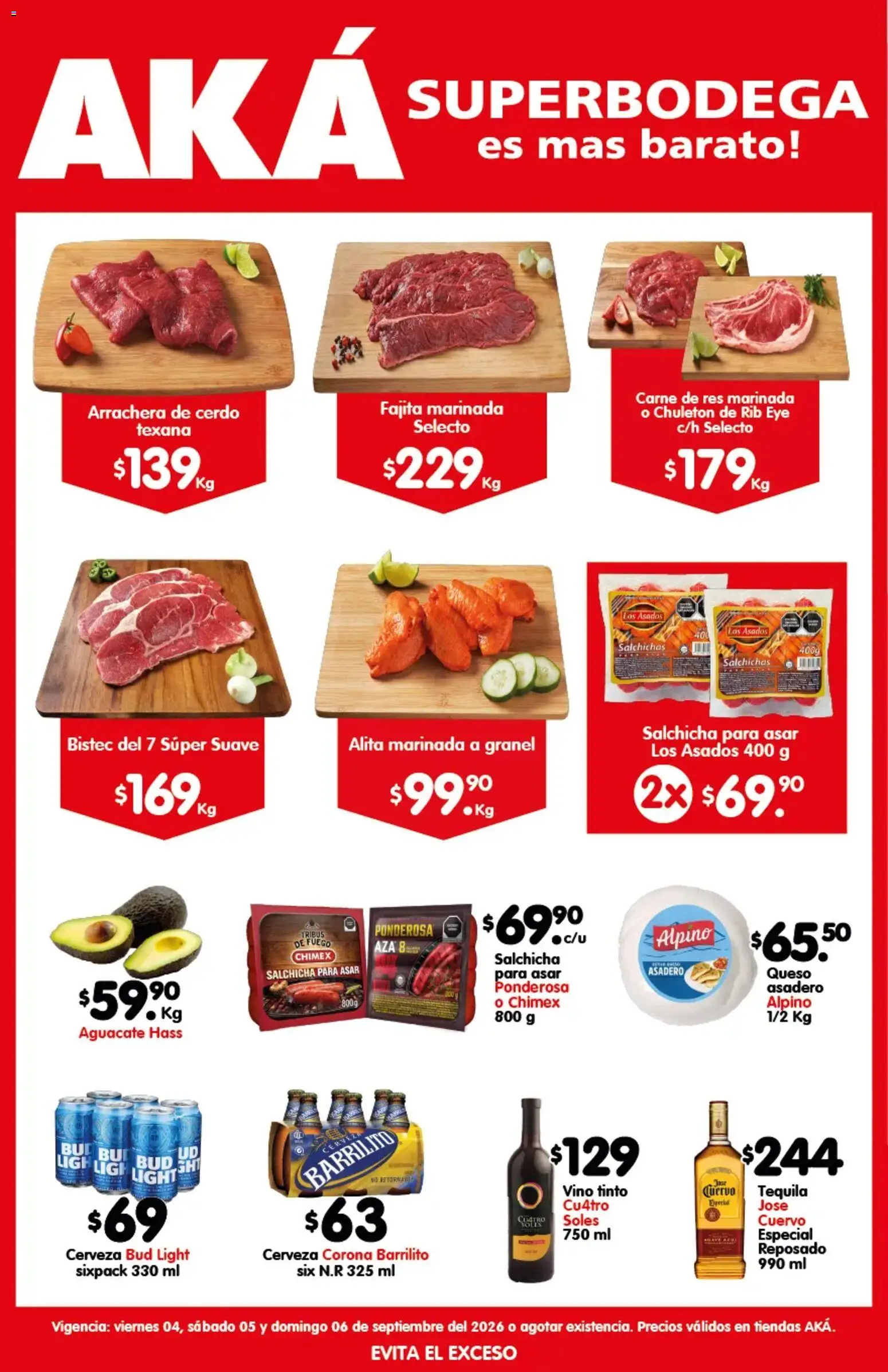 Vista previa las ofertas de la tienda Arteli - Arteli folleto Carnita Asada Aká Superbodegas desde el 04/09/2026 