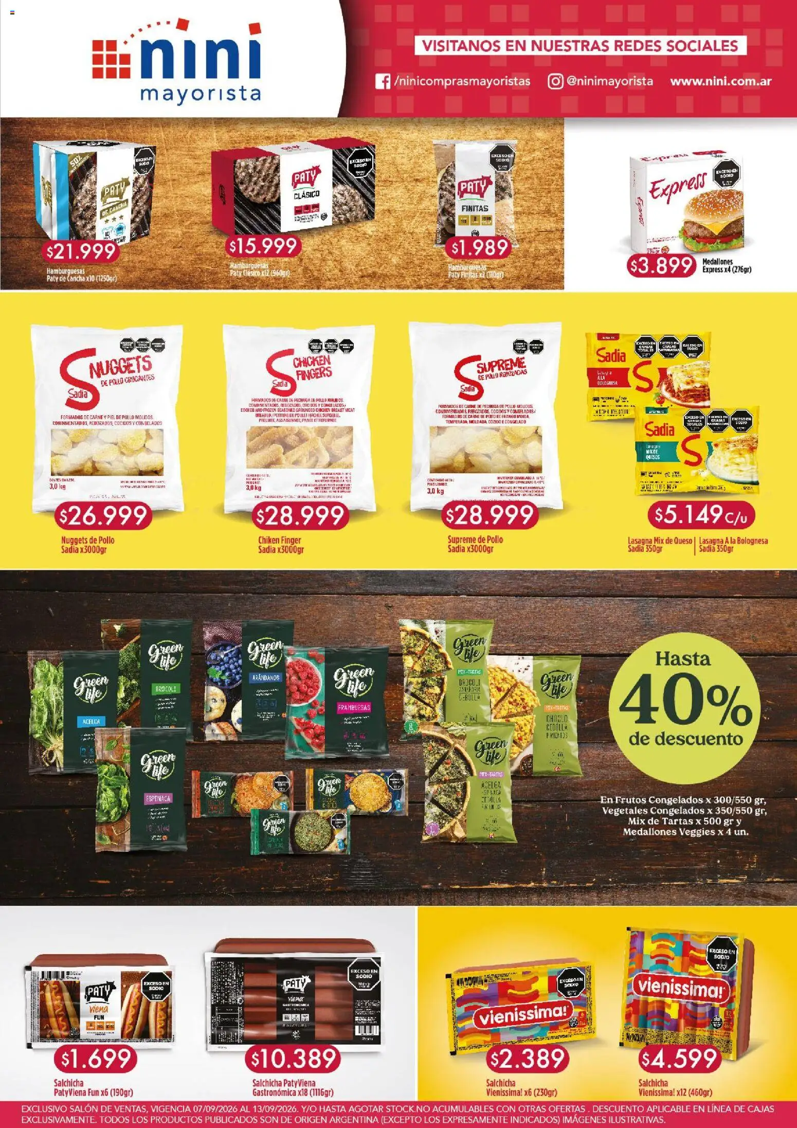 Vista previa del folleto de la tienda NINI Mayorista válido desde el 07/09/2026 