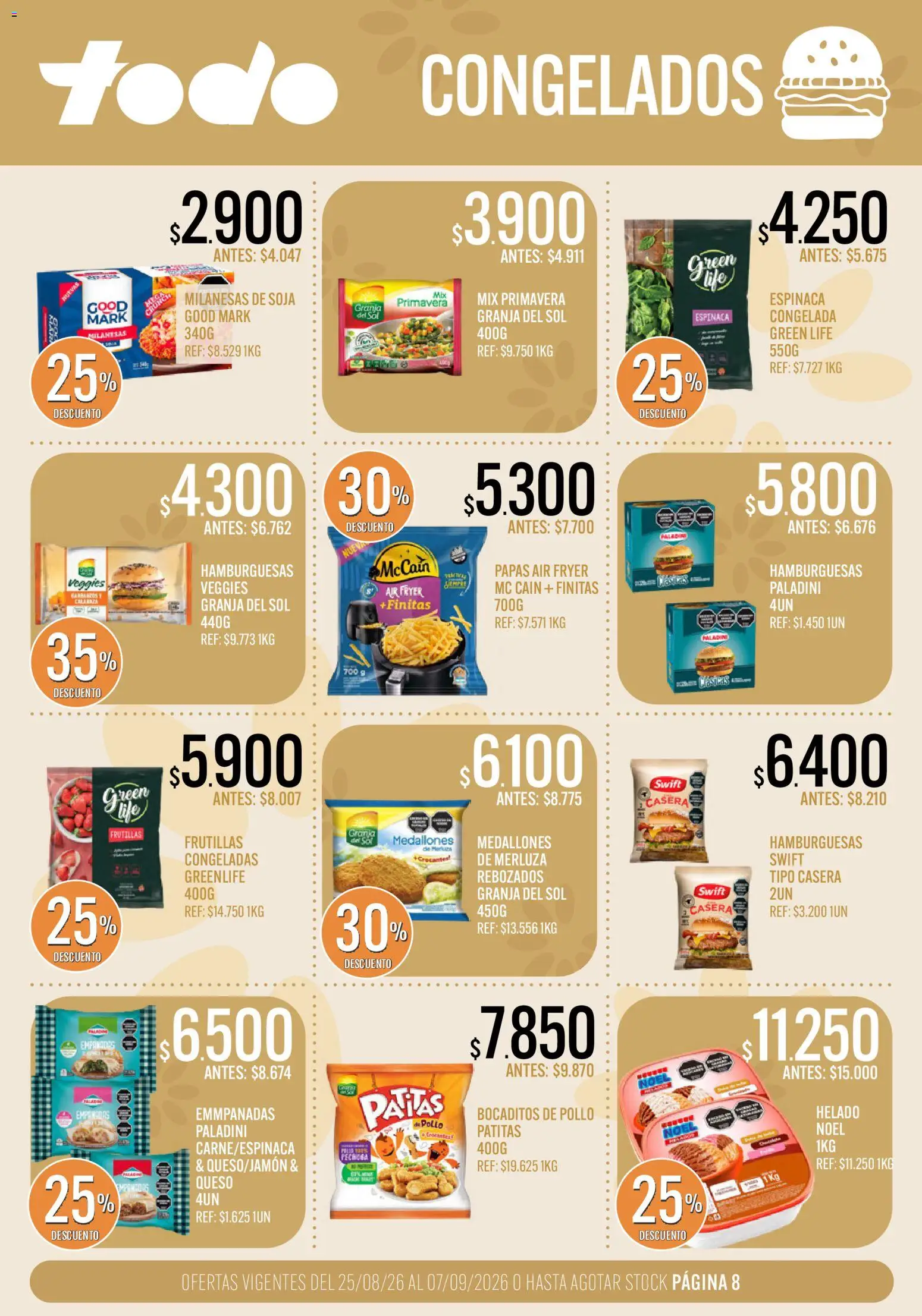 Vista previa del folleto de la tienda Supermercados TODO válido desde el 25/08/2026 