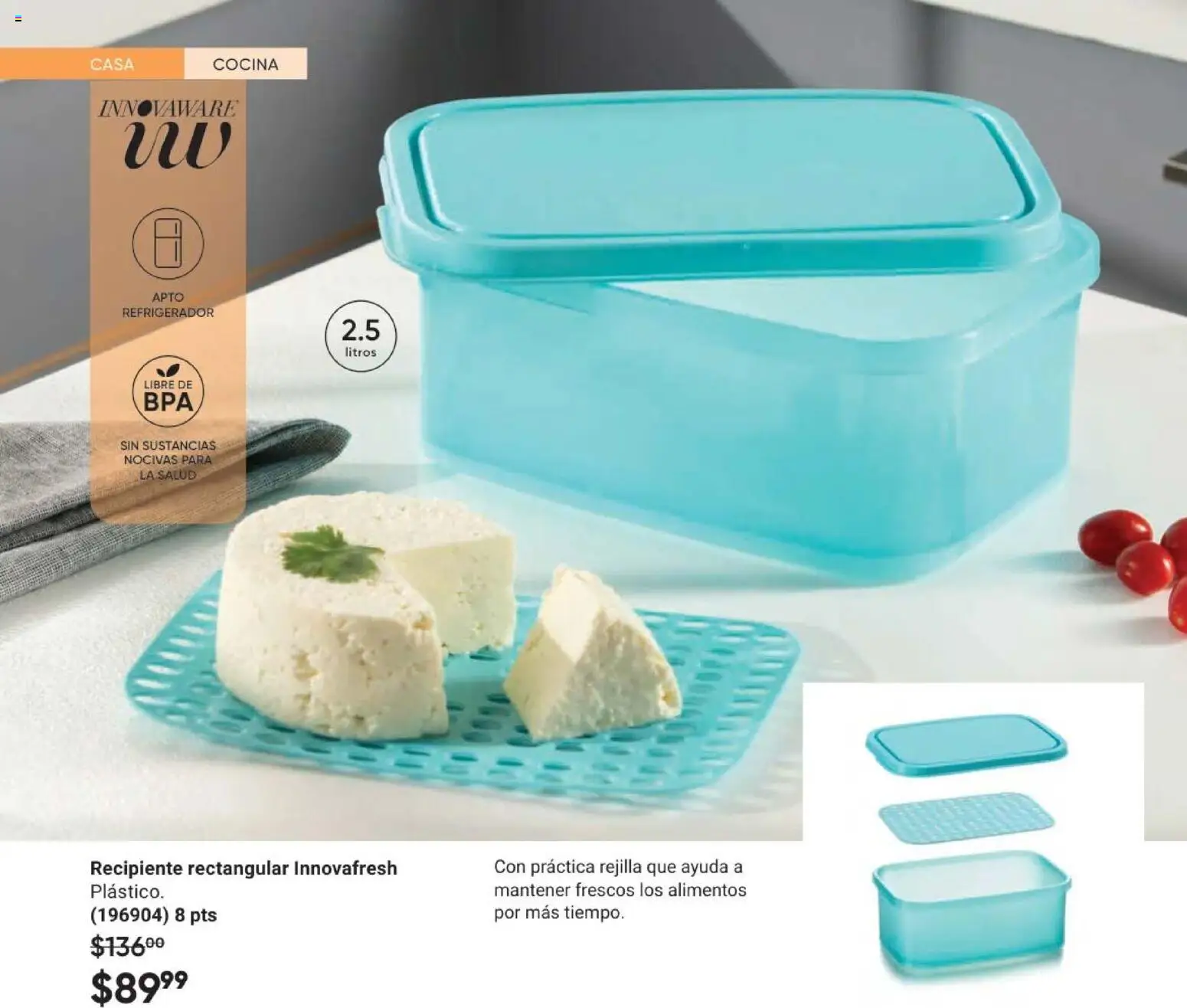 Vista previa las ofertas de la tienda AVON - AVON Casa & Estilo 8 2026 desde el 08/05/2026 - Refrigerador, Cocina, Alimentos, Rejilla