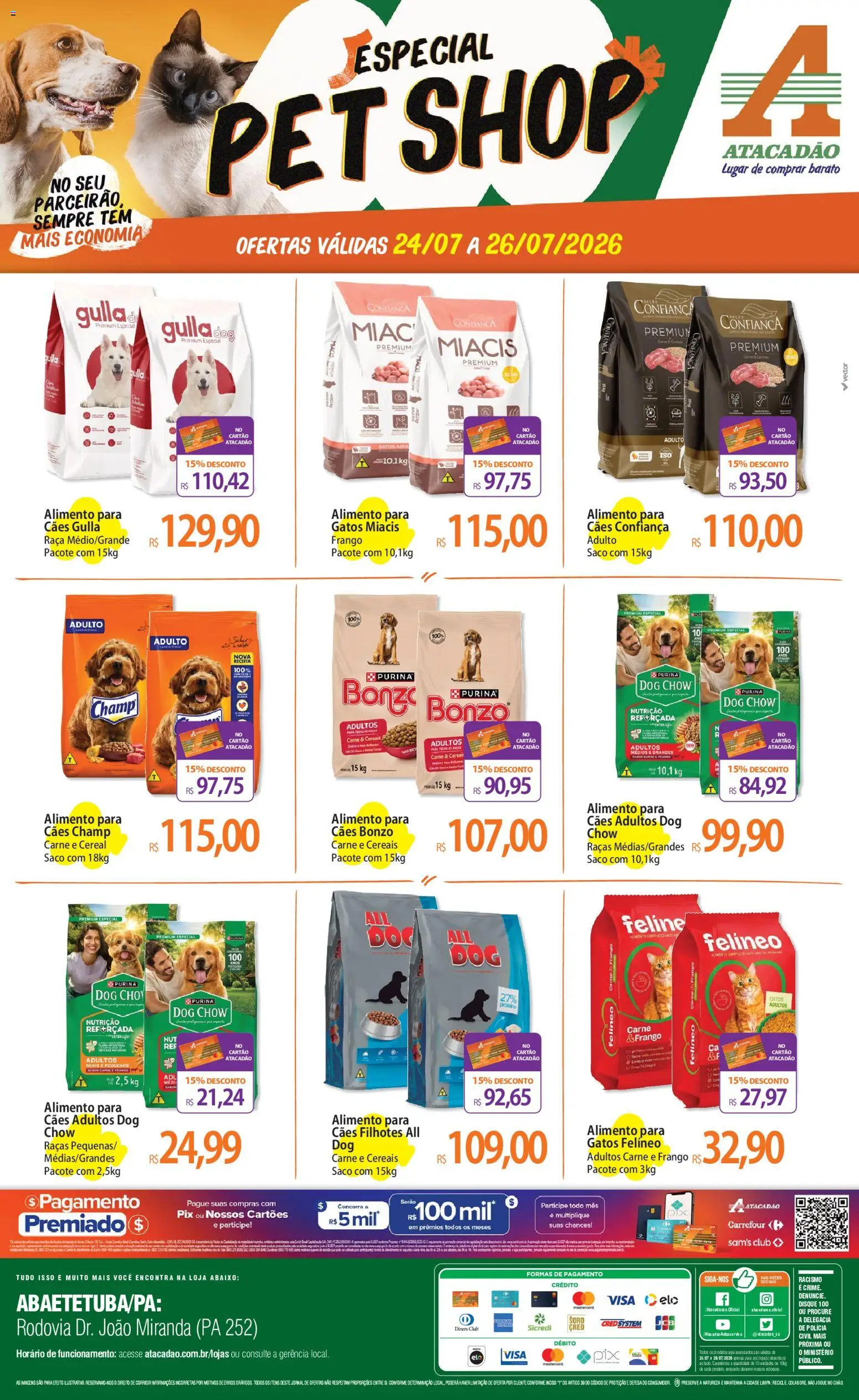Pré-Visualização do folheto "Atacadão ofertas - PA" da loja Atacadão válido a partir de 24/07/2026