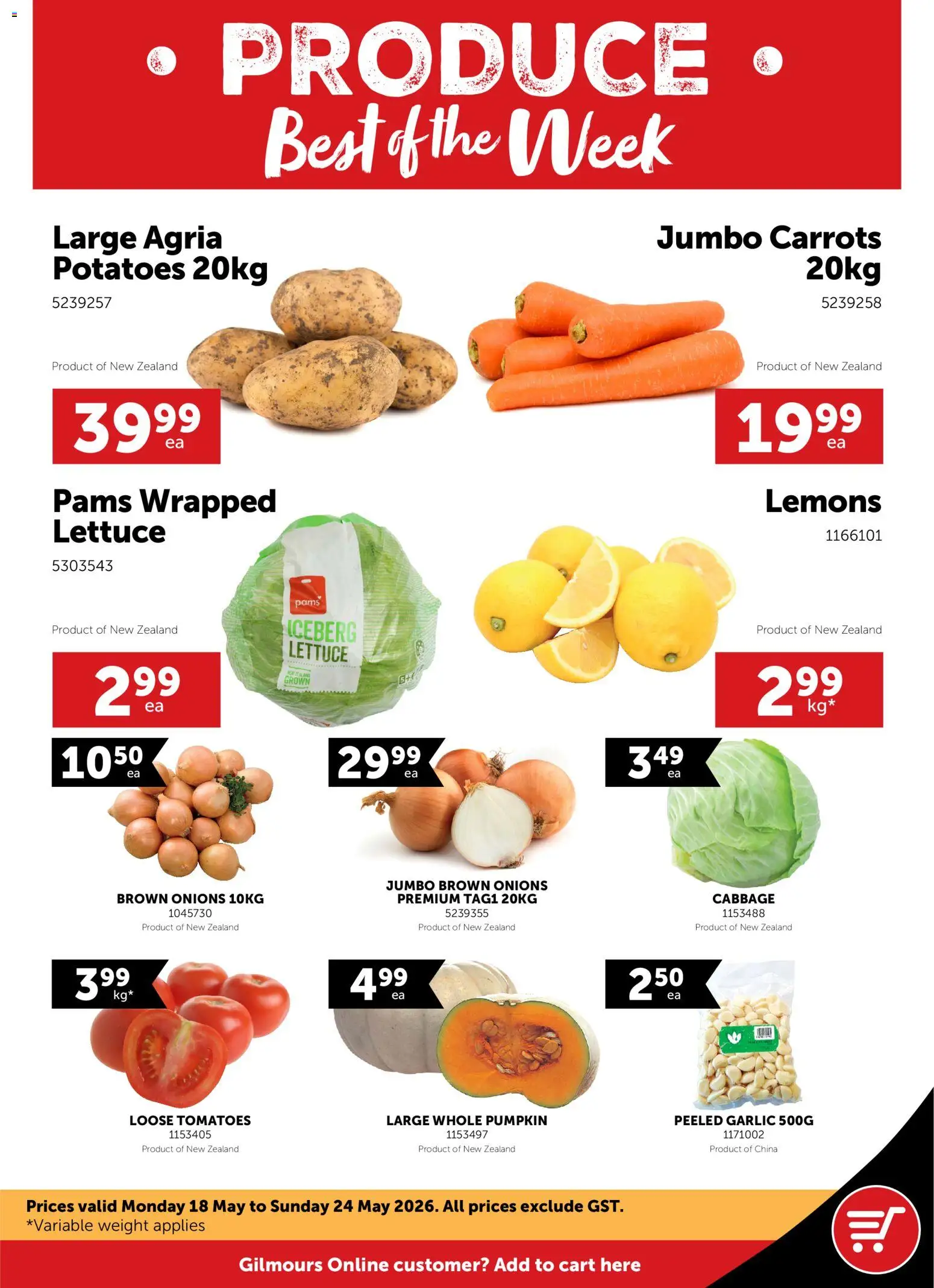 Preview of catalogue Gilmours catalogue from shop Gilmours valid 18 May 2026