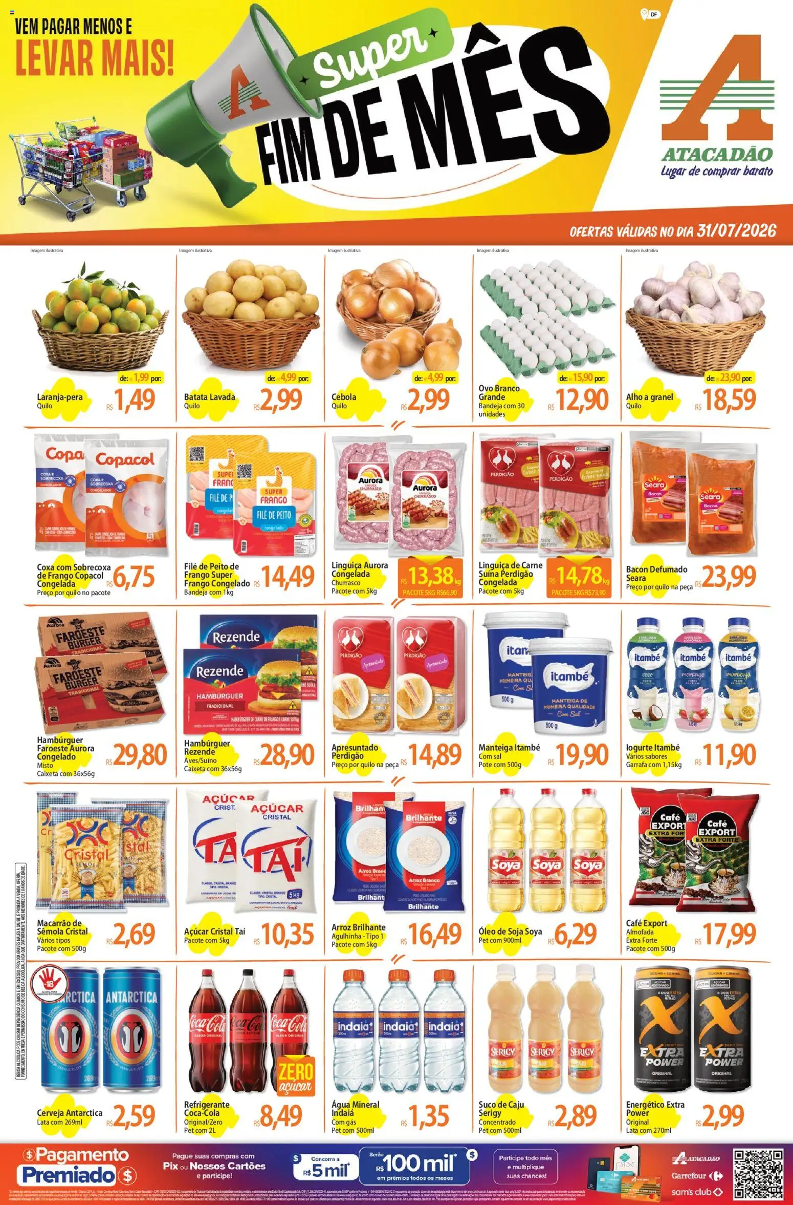 Pré-Visualização do folheto "Atacadão ofertas - DF" da loja Atacadão válido a partir de 31/07/2026