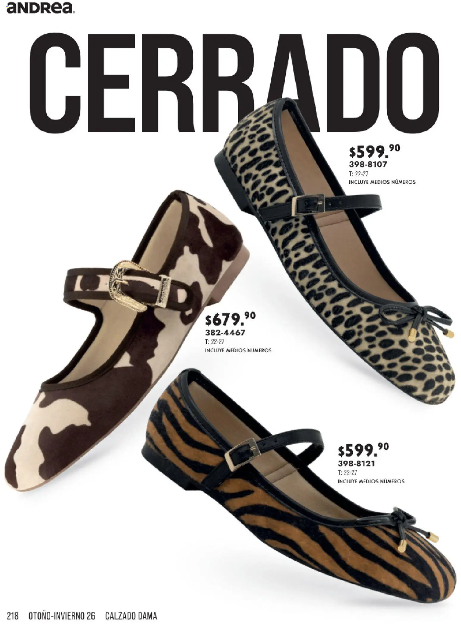 Vista previa las ofertas de la tienda Andrea - Andrea catálogo Otoño Invierno desde el 23/08/2026 